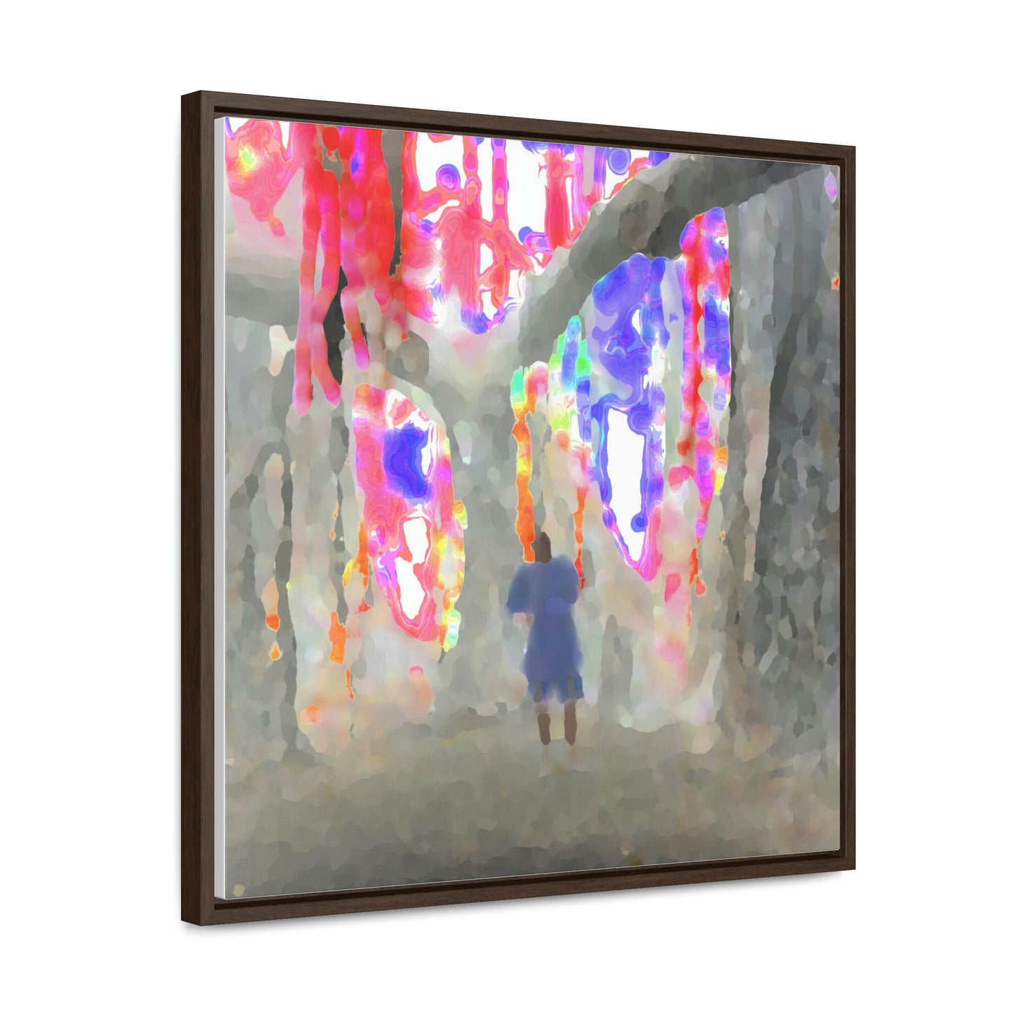Gallery Canvas Wraps, Square Frame ... 'More' ... Jesuit Philosophy ... "In The Polynesian Banyans ..."