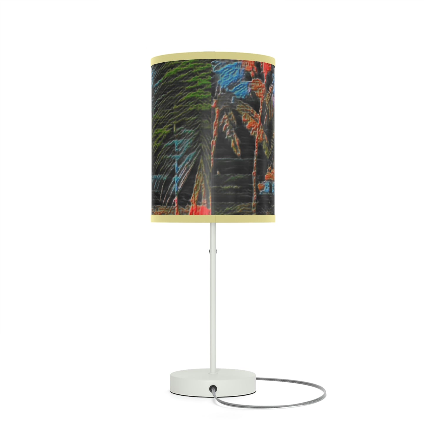 Lamp on a Stand, US|CA plug ... "The Royal Hawai'ian: Waikiki Beach_Beach" ... Honolulu, HI ... Ocotber 2014 (Halloween) ... Original Works ...