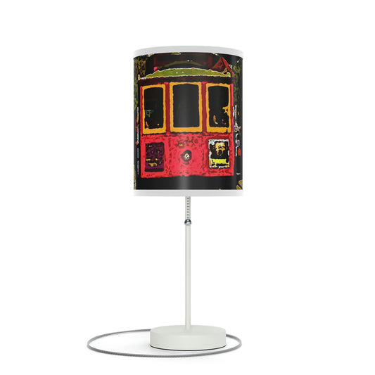 Lamp on a Stand, US|CA plug ... San Francisco ... 'A Rice-A-Roni-A-San Francisco Treat' ... "A Cable Car Classic" ... Family Archives: 1973 ... Original Works ...