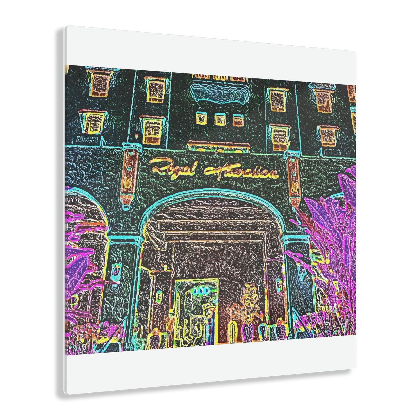 Acrylic Prints ...  "La Grande Entree" At: 'The Pink Palace' ... The Royal Hawai'ian ... Honolulu, HI ... '27Oct2014' ... Original Works ...