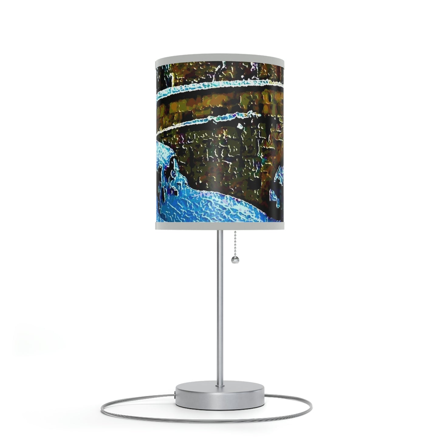 Lamp on a Stand, US|CA plug ... Walikng The Streets & Alleys ... 'Strolling The Canals ... '  ... Original Works  ...