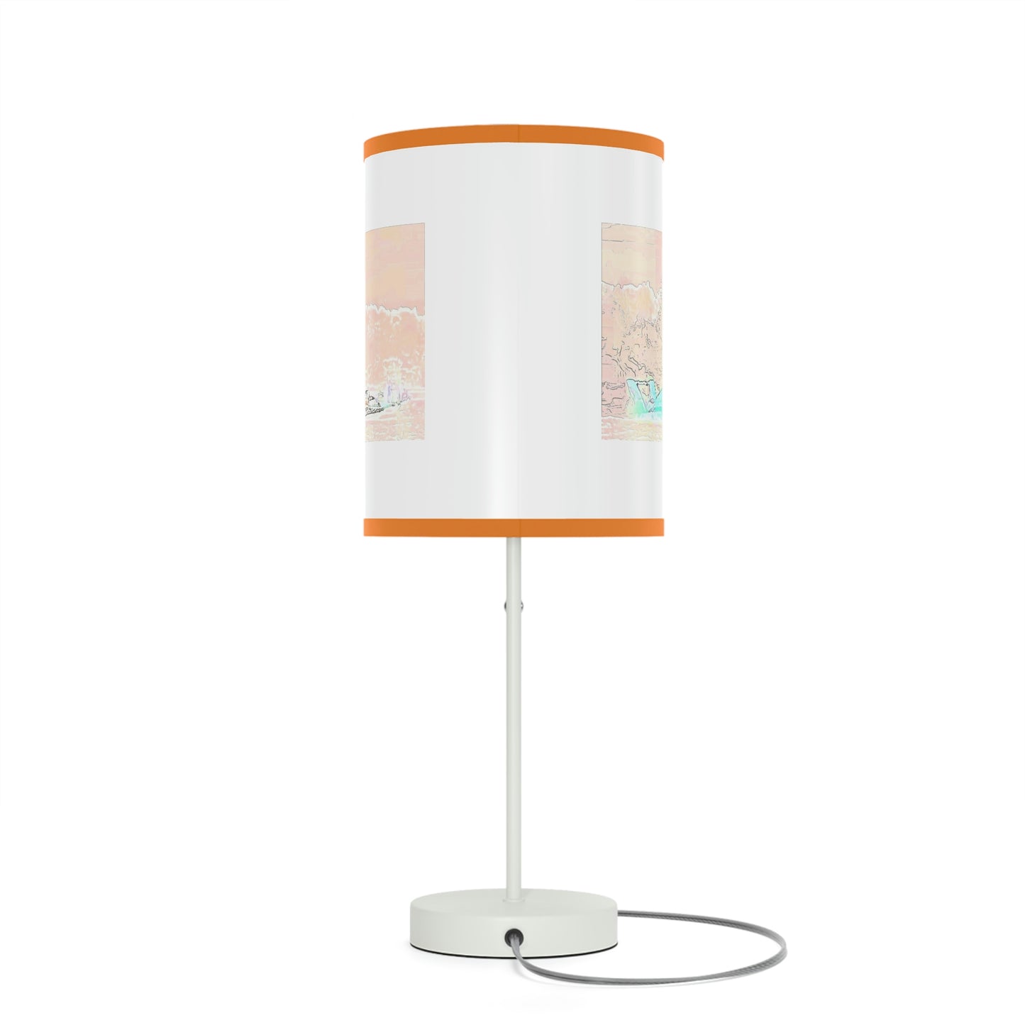 Lamp on a Stand, US|CA plug ... Seattle Columbia Cup On Lake Washington ... "Dave Wilcox Heads For The Win" ... Associate Gift-Photo ... Original Works ...