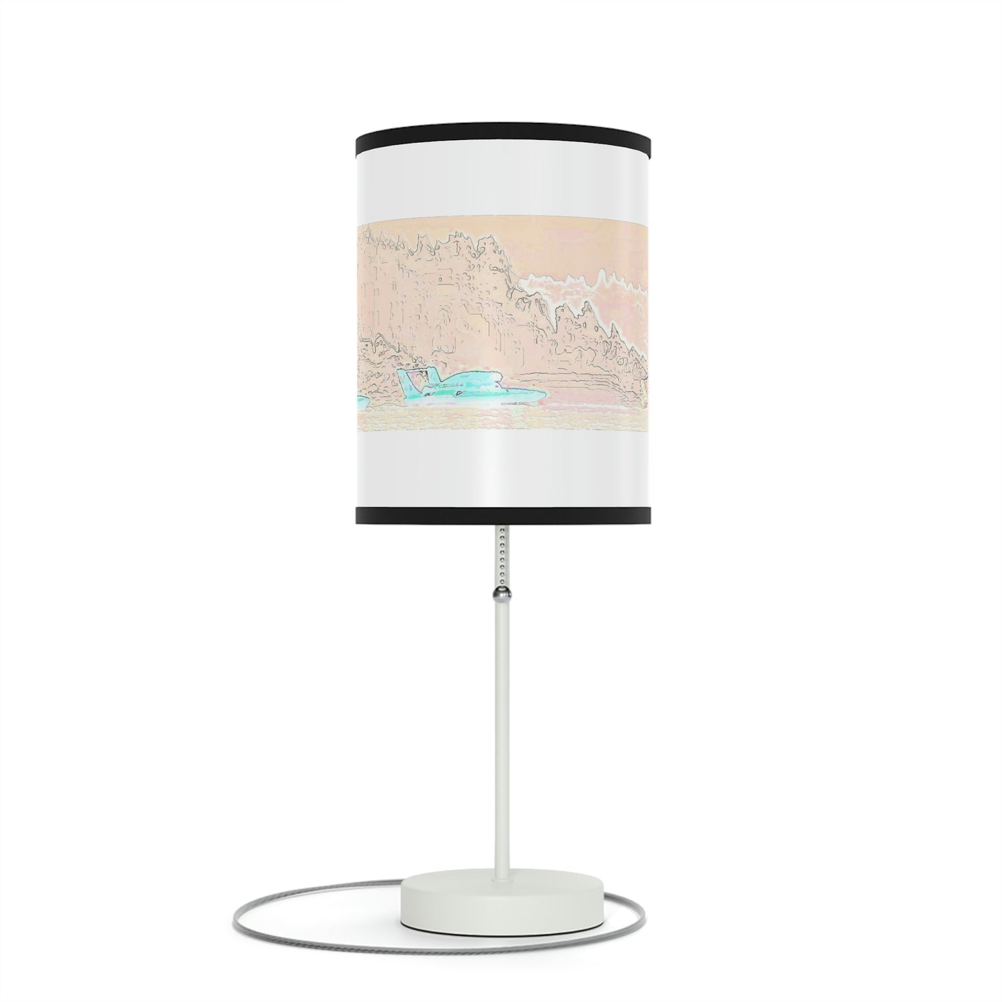 Lamp on a Stand, US|CA plug ... Seattle Columbia Cup On Lake Washington ... "Dave Wilcox Heads For The Win" ... Associate Gift-Photo ... Original Works ...