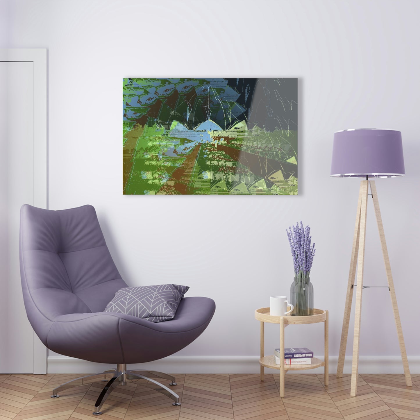 Acrylic Prints ... 'Bahai'i House-Of-Worship' ... "Lotus Temple: Delhi, India, 2008" ... Original Works ...
