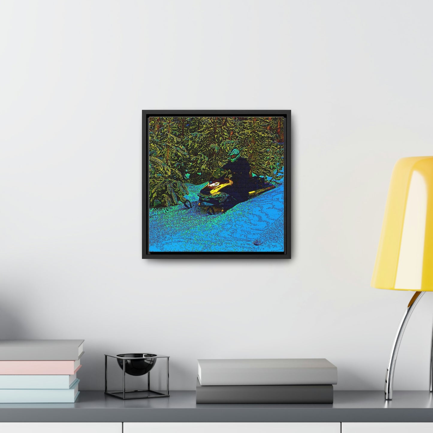 Gallery Canvas Wraps, Square Frame ... Yep ... "Another Day ... Riding Through The Wilderness ... " ... February 2023 ... Original Works ...