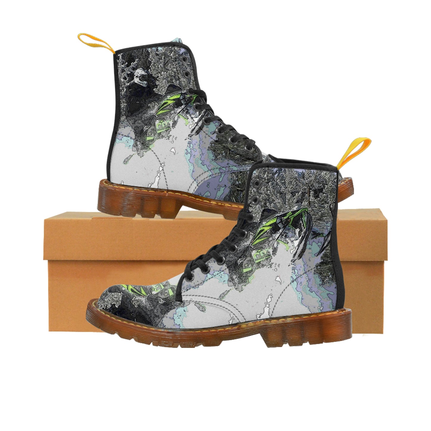 Men's Canvas Boots ... Come Fly With The Professionals ... CIP-Airways ... 'Getting-Er-Done' ... Original Works ... December 2022 ...