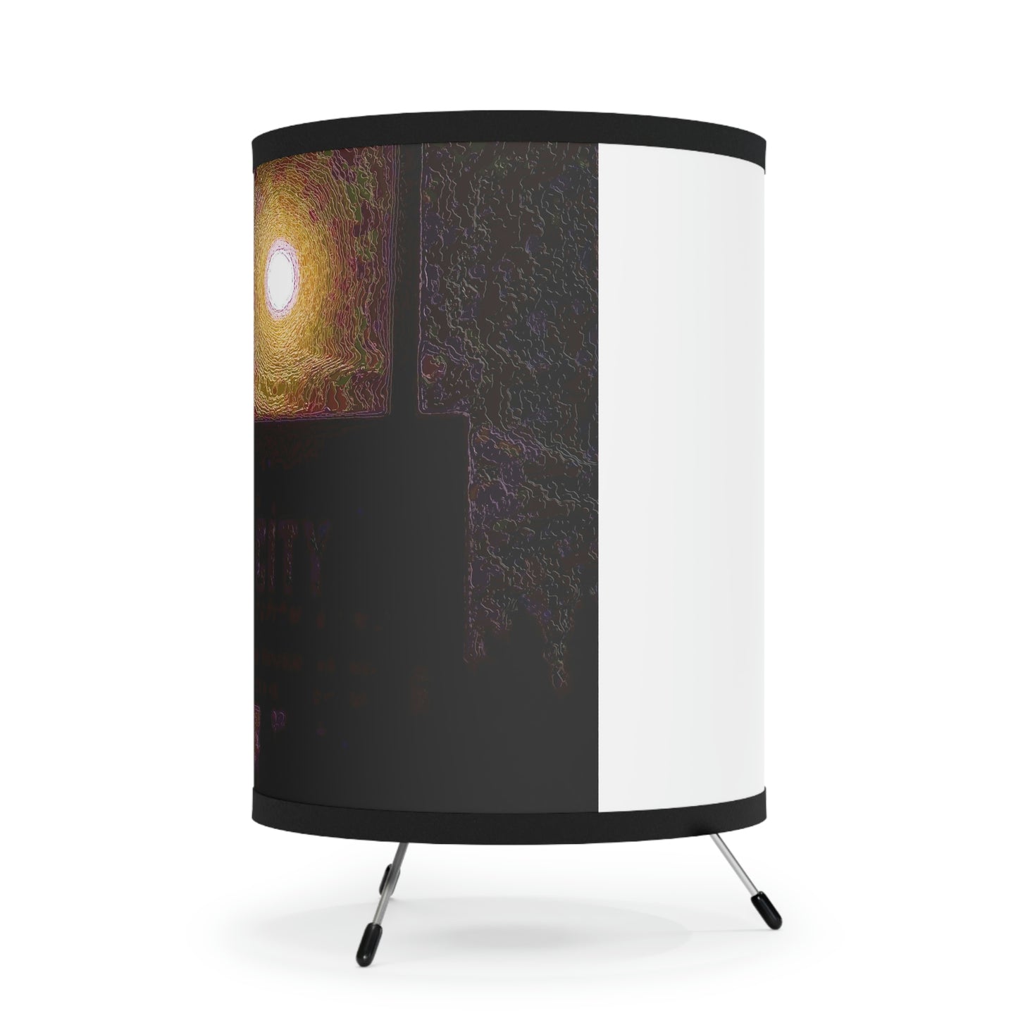 Tripod Lamp with High-Res Printed Shade, US\CA plug ... Car Approaches From The Stern ... Moon Ascendary From The Bow ... "Two Friendly Travellers On A Cold Night Near Elk City" ... C