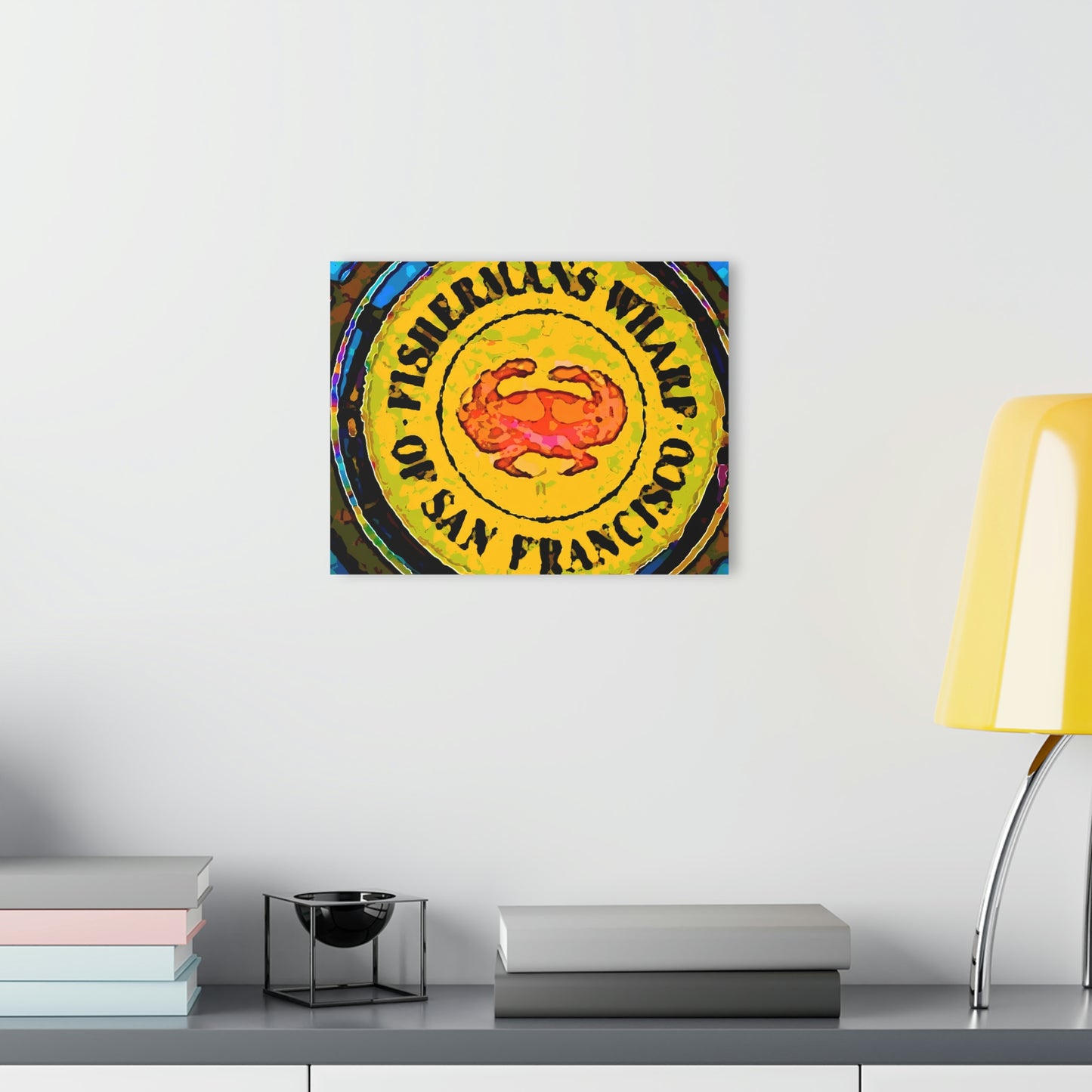Acrylic Prints (French Cleat Hanging) ...  "No.9 Fishermen's Grotto - Fishermen's Wharf, SF, California" ... Family Archives: 1970's ... Original Works ...