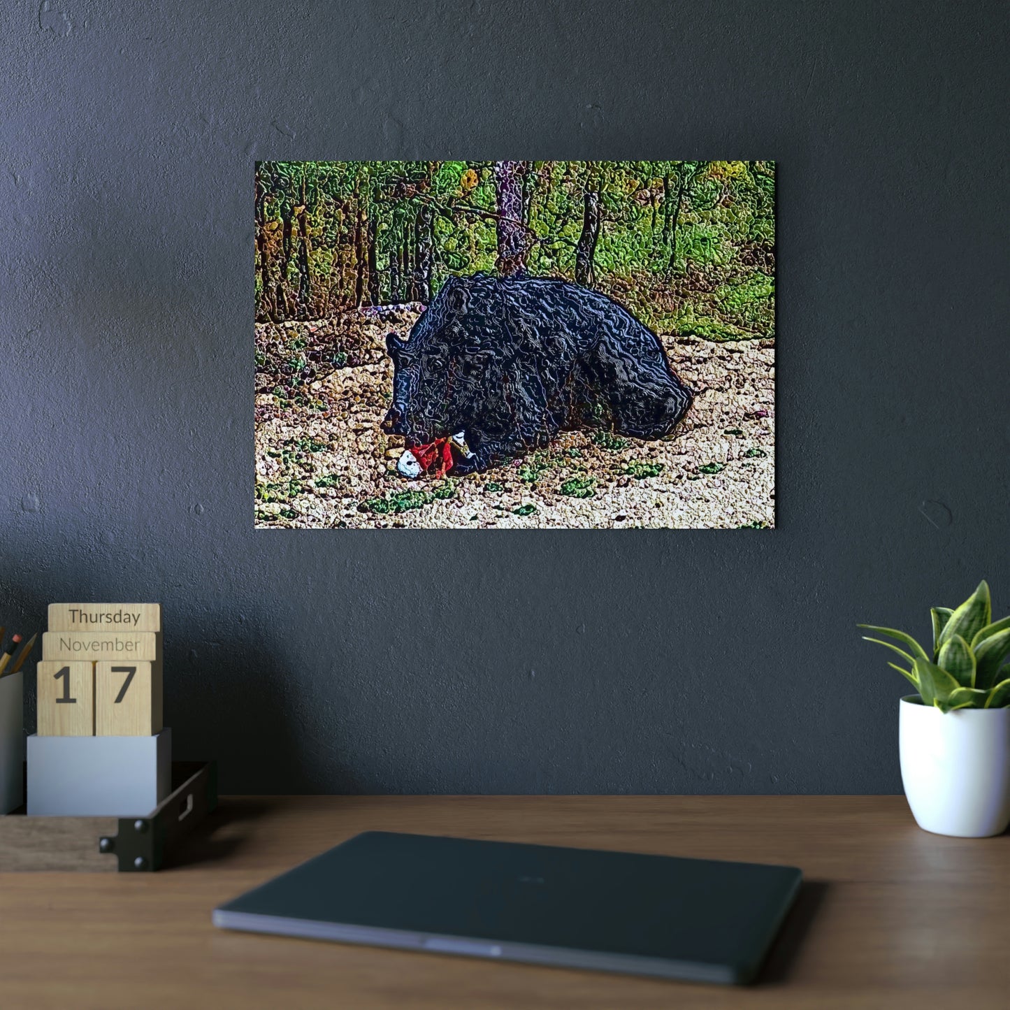Aluminum Composite Panels ... A Local 'Yogi_5' ... RCY: "Rhett Creek Yogi: 500#'s Of Hungry Black Bear" ... 28-29Sep23 ... Original Works ... Client Project-Folio ...