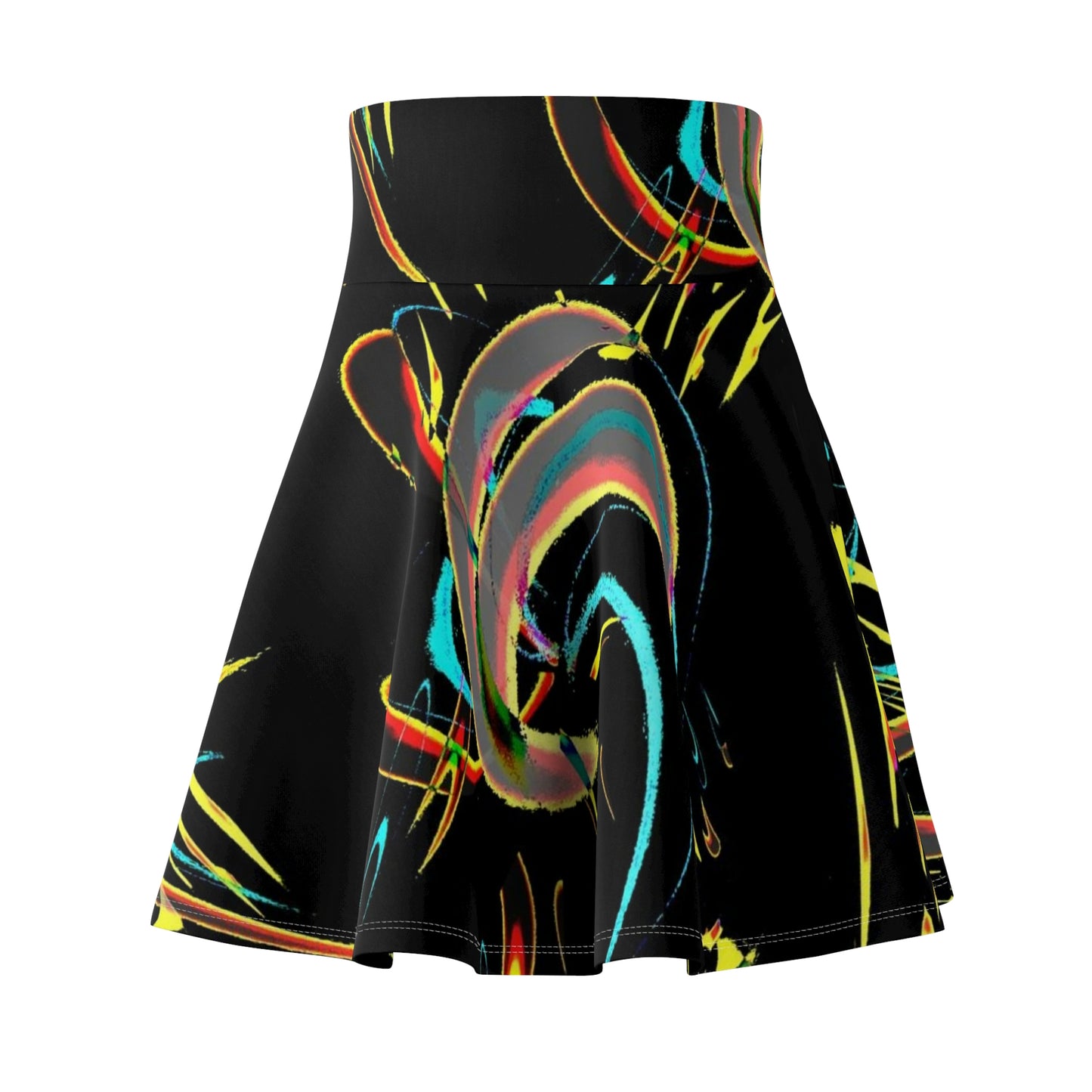 Women's Skater Skirt ... "Waning Moon" ... Central Idaho ... October 2022 ... Rendering Time: 22 Hours ... Original Works ...