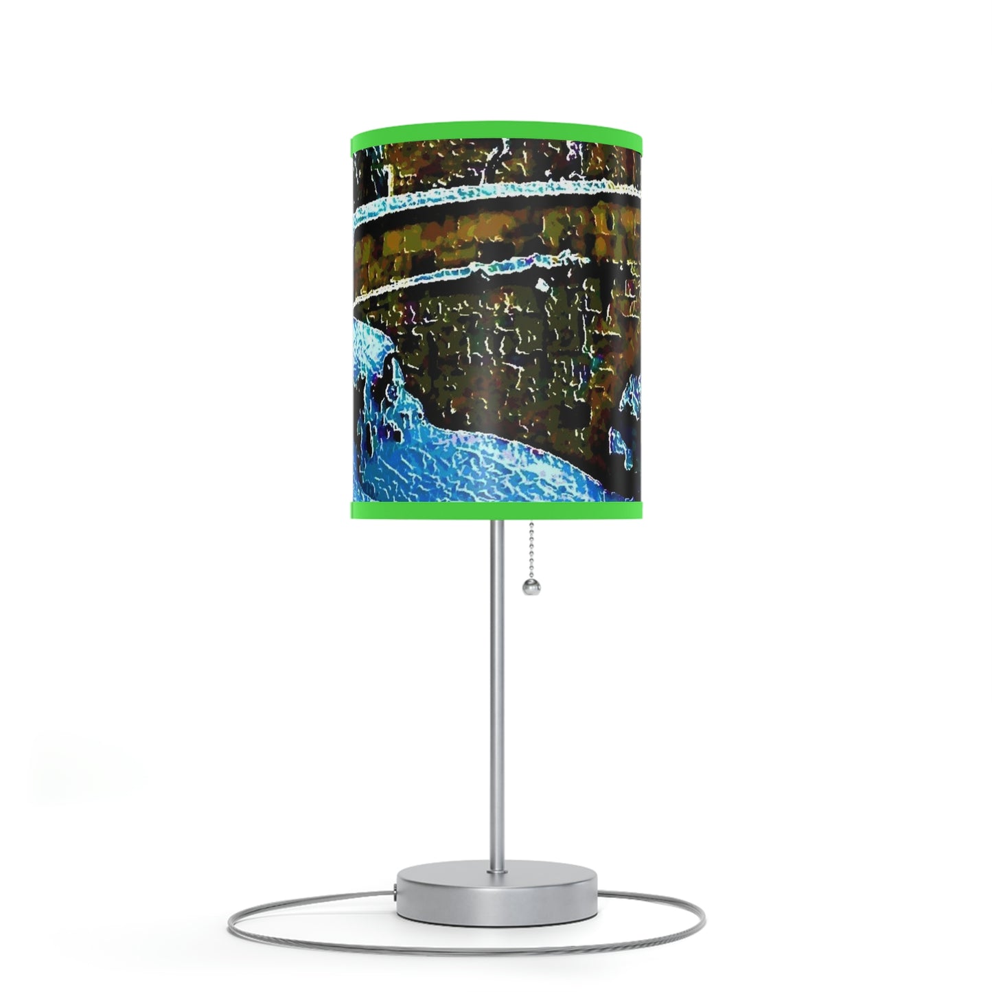 Lamp on a Stand, US|CA plug ... Walikng The Streets & Alleys ... 'Strolling The Canals ... '  ... Original Works  ...