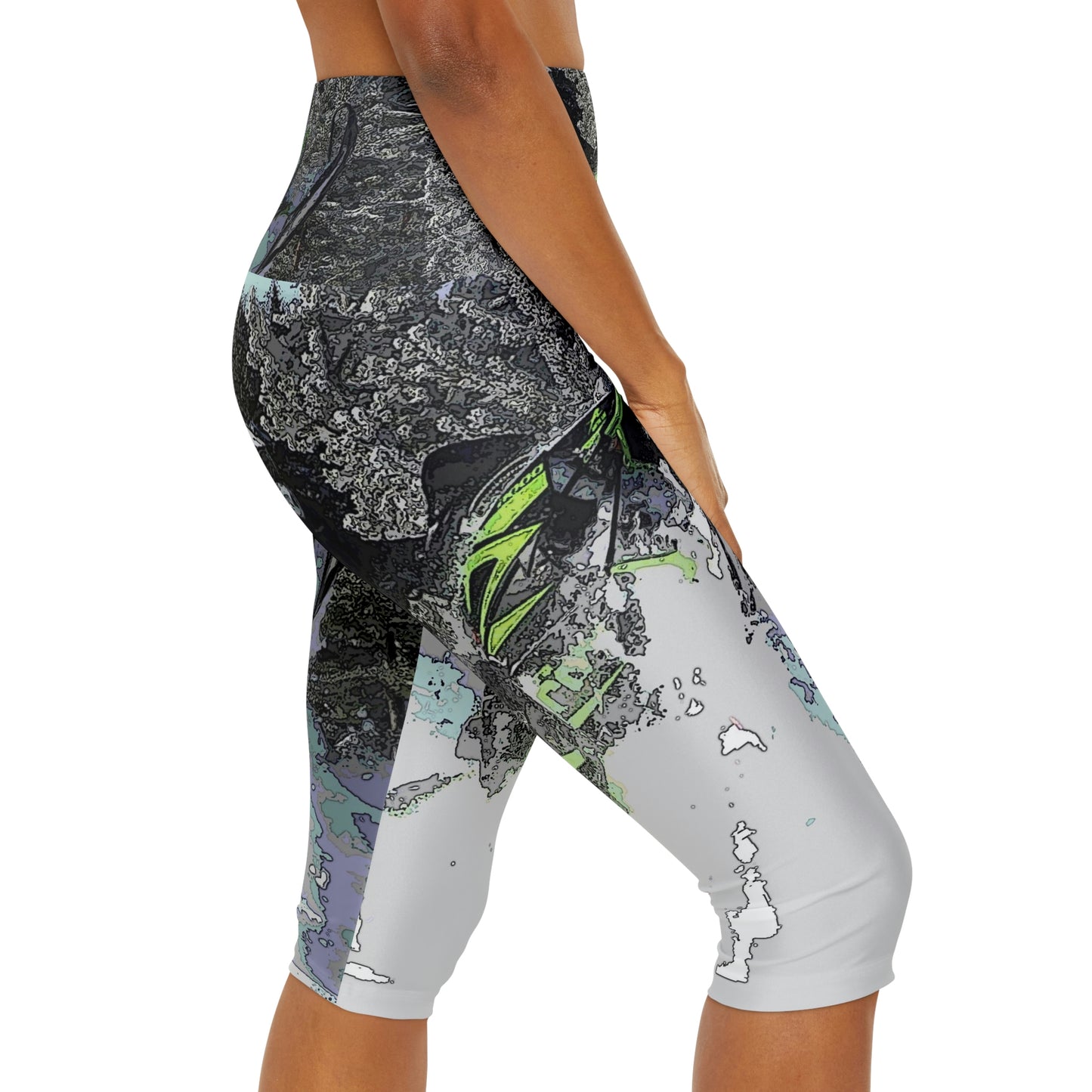 Yoga Capri Leggings ... Come Fly With The Professionals ... CIP-Airways ... 'Getting-Er-Done' ... Original Works ... December 2022 ...
