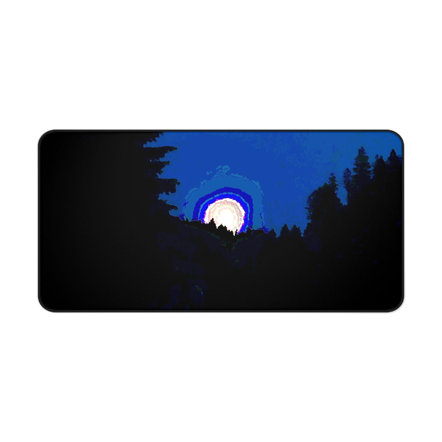 Desk Mat ... "The Road Home" ...' Over The River & Through The Woods To? ...' ... Moonscape Near Elk City, Idaho ... Original Works ... 5Jan23 ...