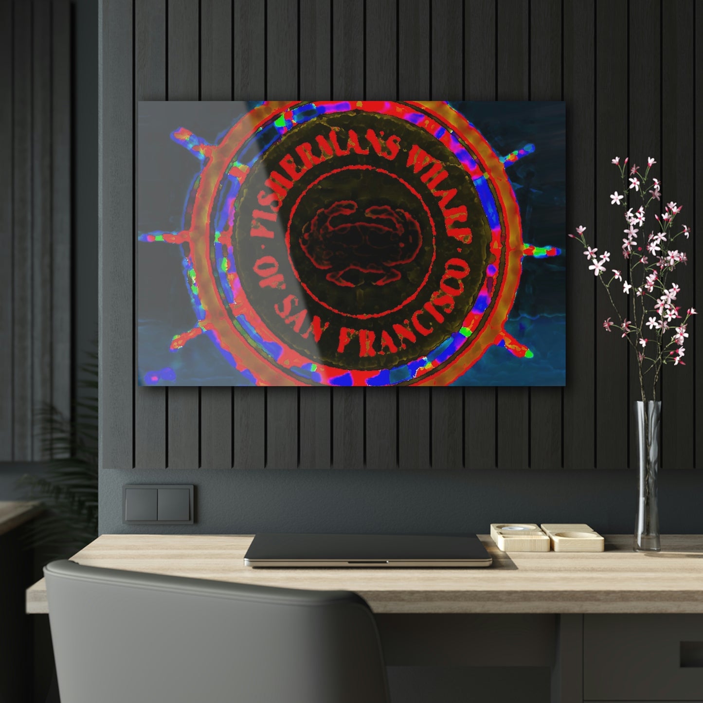 Acrylic Prints ... "No.9 Fishermen's Grotto - Fishermen's Wharf, SF, California" ... Family Archives: 1970's ... Original Works ...