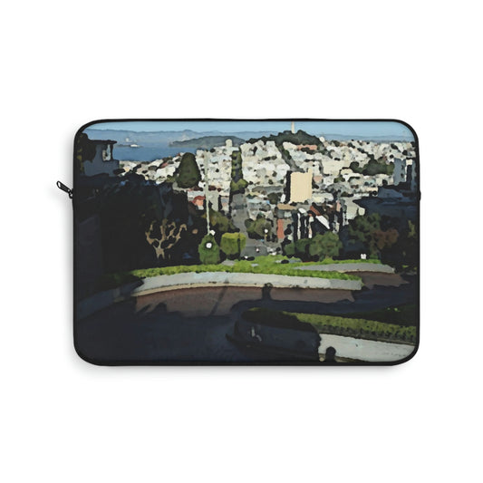 Laptop Sleeve ... "Lombard Street San Francisco, CA, USA" ... Family Archives 1970's ... Original Works ...