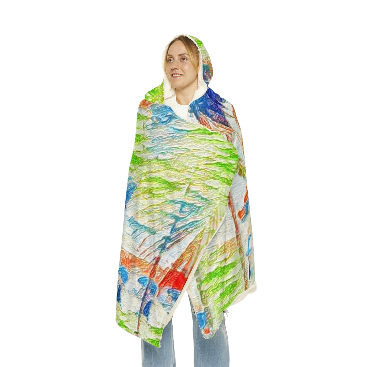 Snuggle Blanket ... "The Royal Hawai'ian: Waikiki Beach_Beach" ... Honolulu, HI ... October 2014 (Halloween) ... Original Works ...
