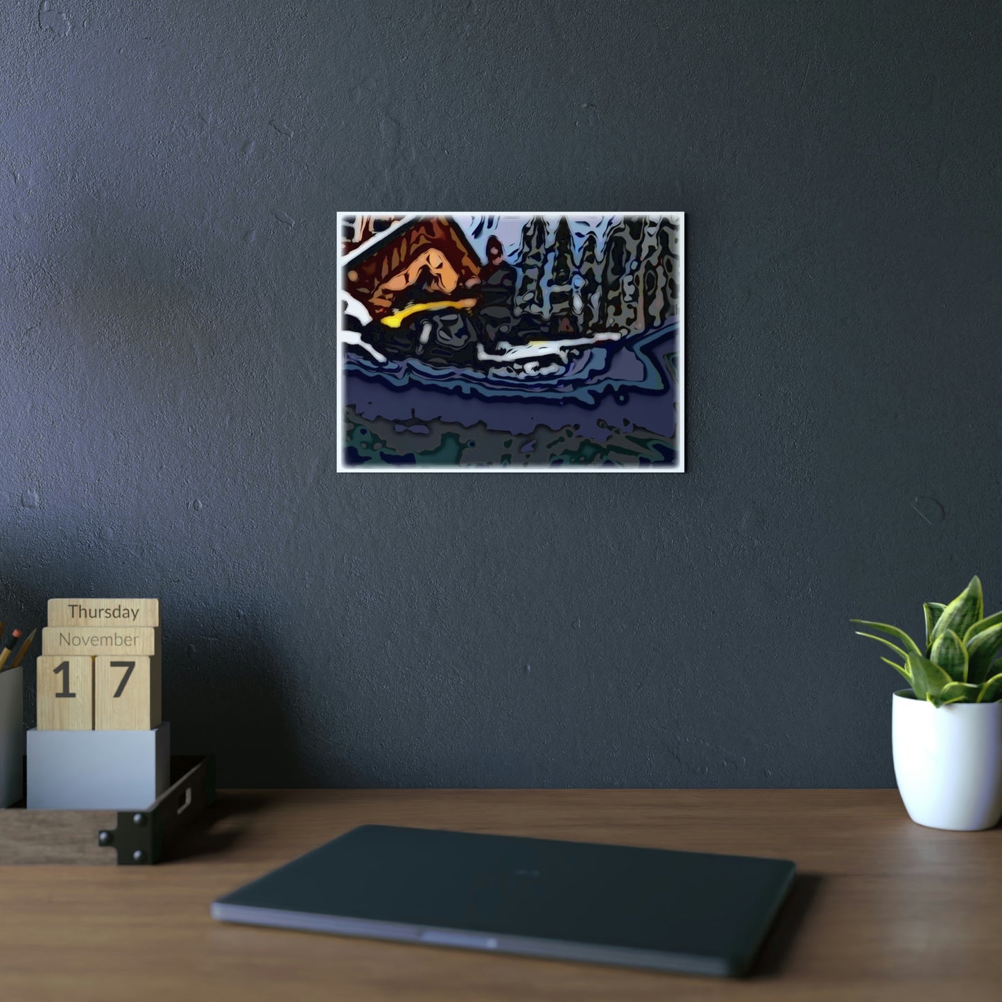 Aluminum Composite Panels ... "Oilification Extreme" ... April Fools Day Storm: 3'+ In-Three-Days ... Central Idaho, USA ... Original Works ...
