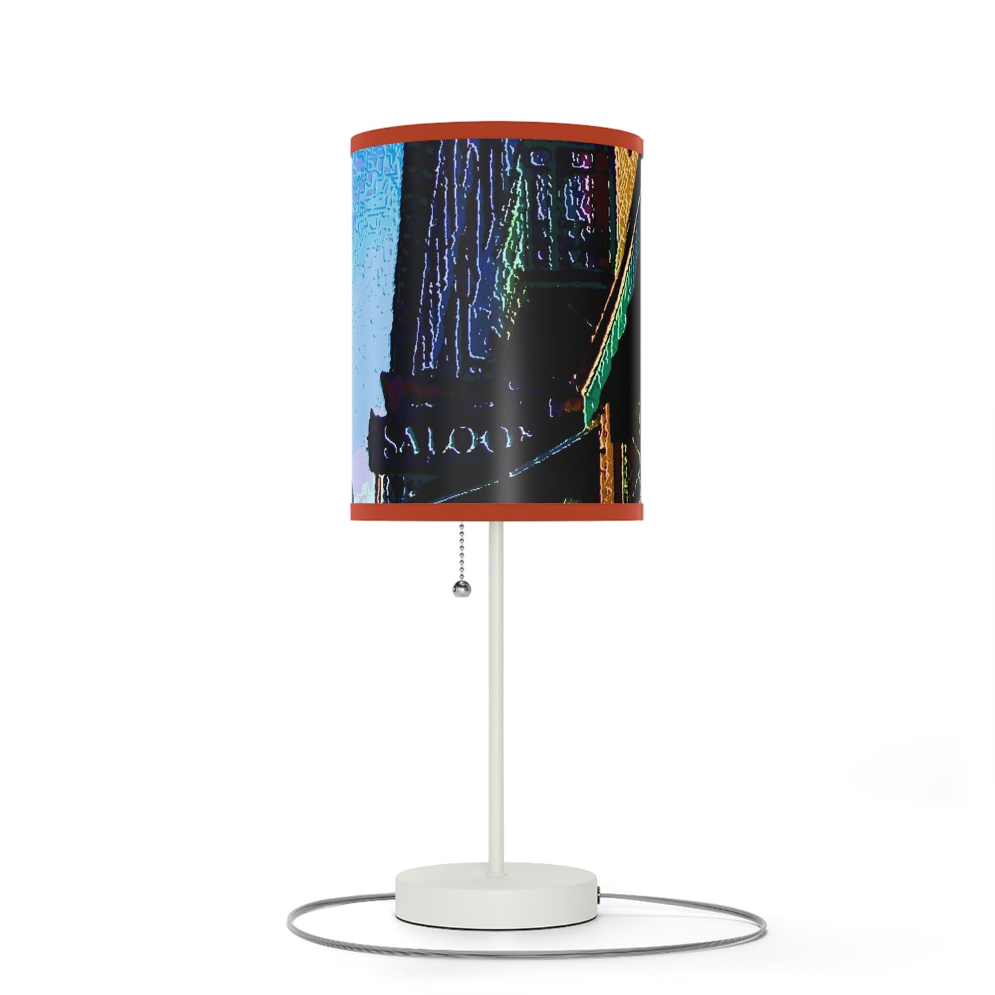 Lamp on a Stand, US|CA plug ...  Pioneer Square & Smith Tower ... 'That World Famous View' ... Colleague Supplied Photo ... Original Works ...