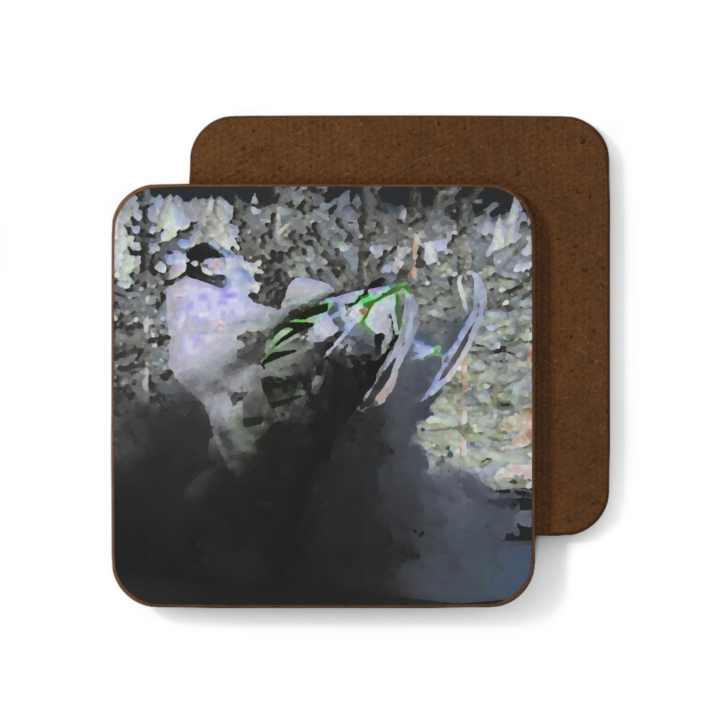 Hardboard Back Coaster ...  "Come Fly With Us At CIP Airways" .. CIP: Central_Idaho-Properties ...