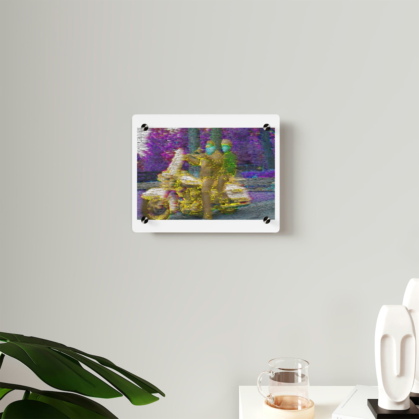 Acrylic Wall Art Panels ... "And 'I' Left His Dead A_s There By The Side-of-The-Road" ... Original Works ... (Grateful Dead: Me-And-My-Uncle)