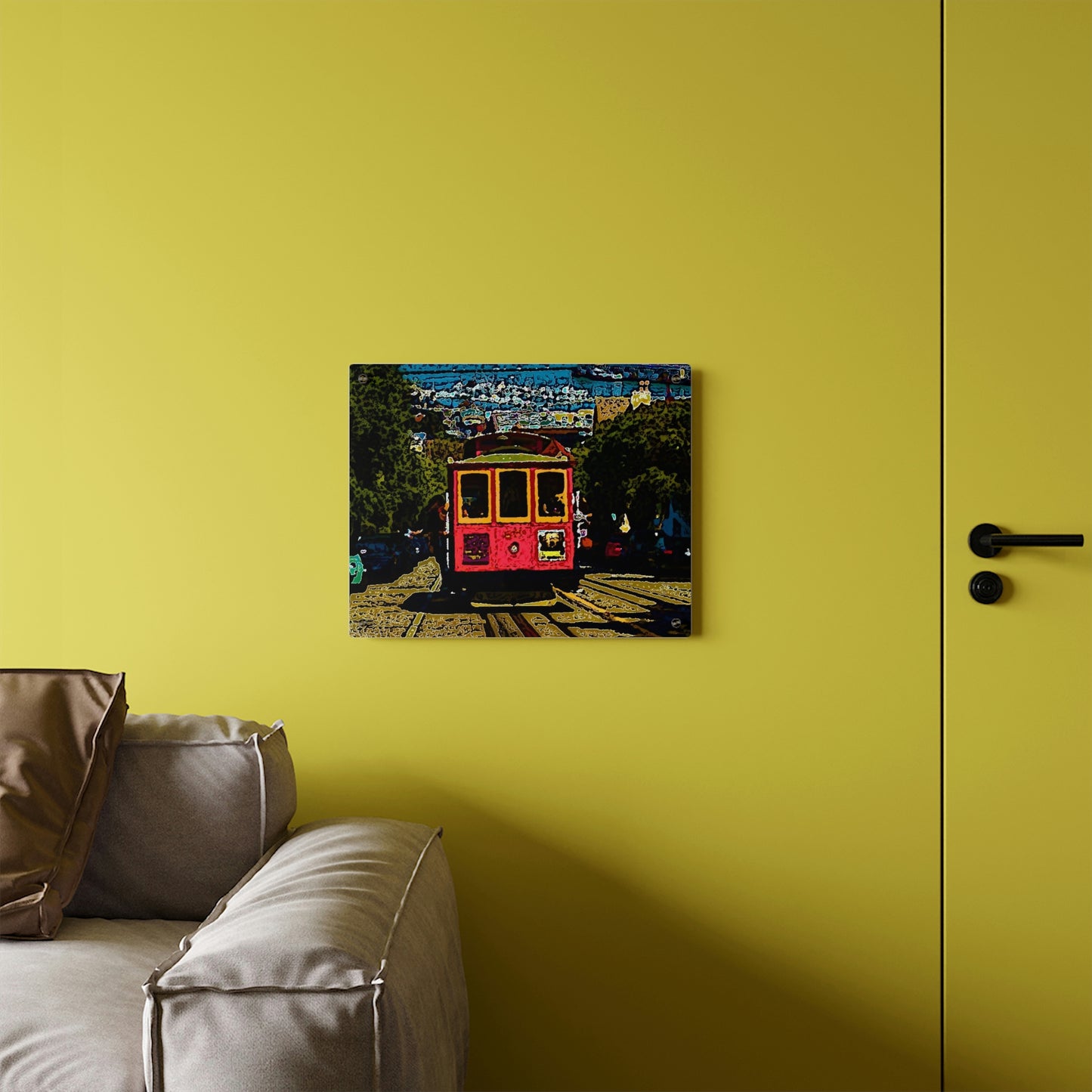 Acrylic Wall Art Panels ... San Francisco ... 'A Rice-A-Roni-A-San Francisco Treat' ... "A Cable Car Classic" ... Family Archives: 1973 ... Original Works ...