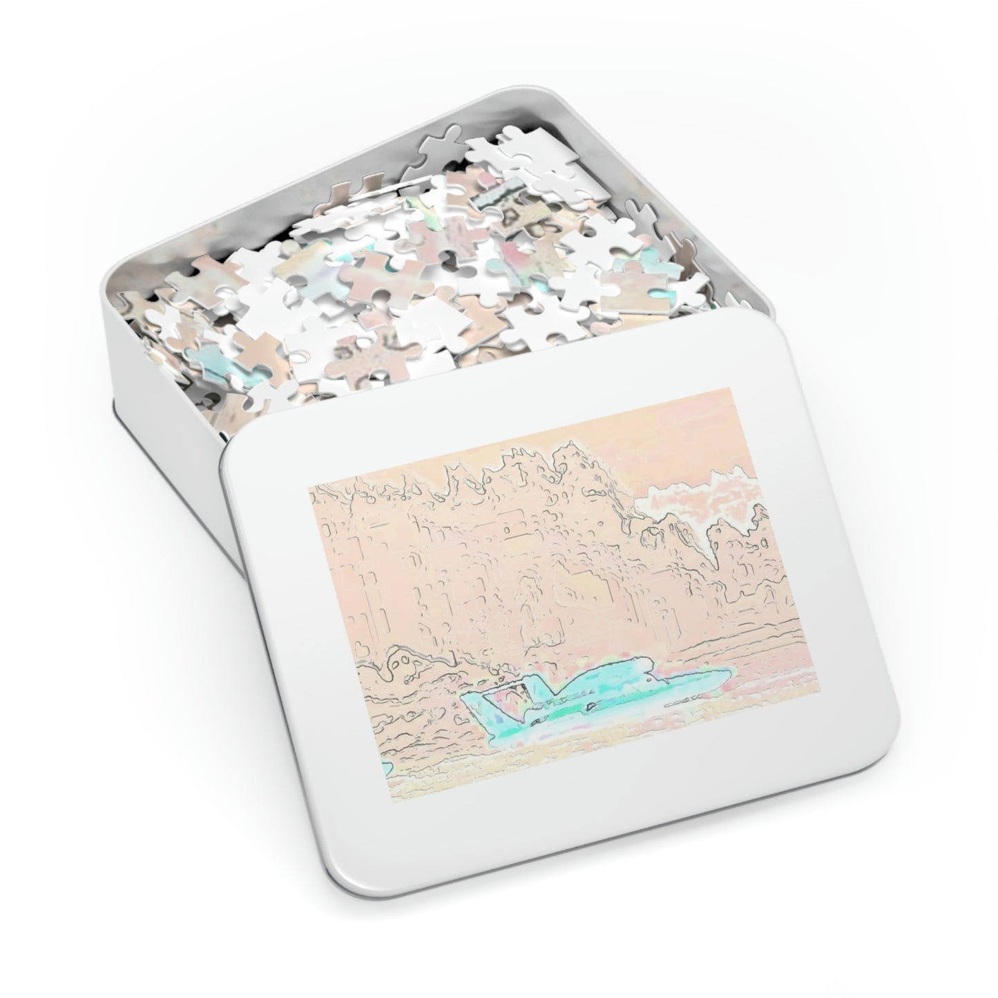 Jigsaw Puzzle (30, 110, 252, 500,1000-Piece) ...  Seattle Columbia Cup On Lake Washington ... "Dave Wilcox Heads For The Win" ... Associate Gift-Photo ... Original Works ...