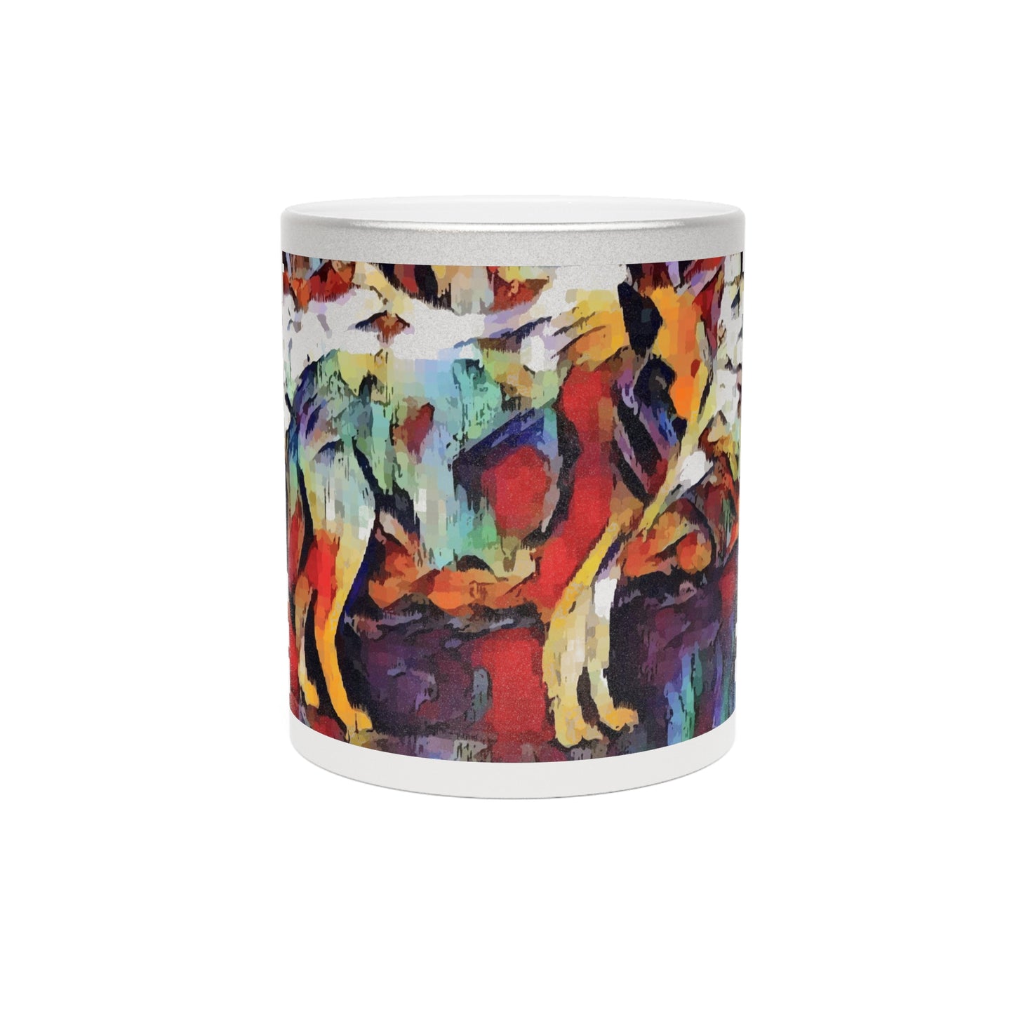 Metallic Mug (Silver\Gold) ... Coyote ... "Yosemite Valley: Circa May23 ... KPH Base Photo" ... Original Works ...