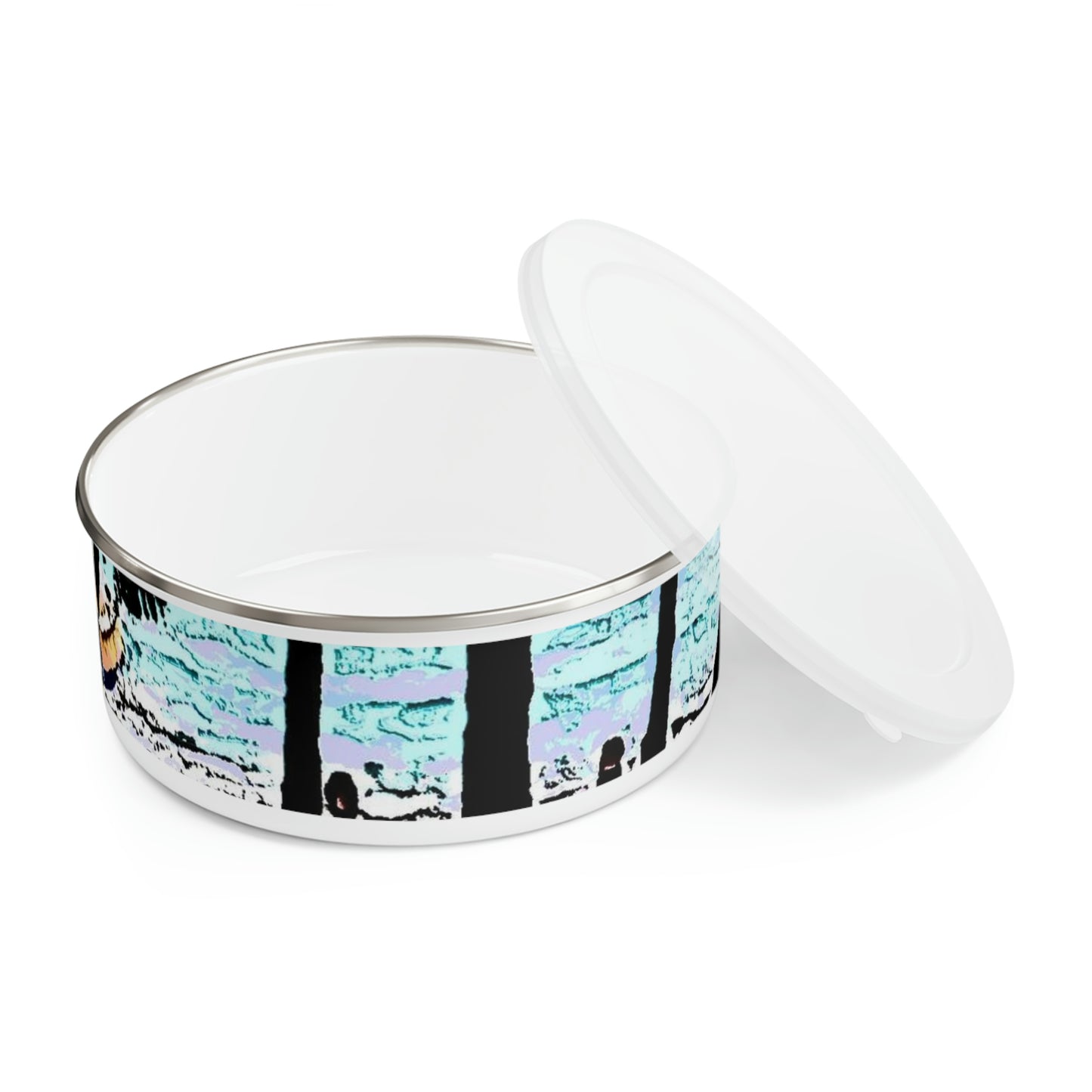Enamel Bowl ... "A Beautiful Beach Amongst The Palms" ... The Outrigger Waikiki, Honolulu, Oahu ... Original Works ...