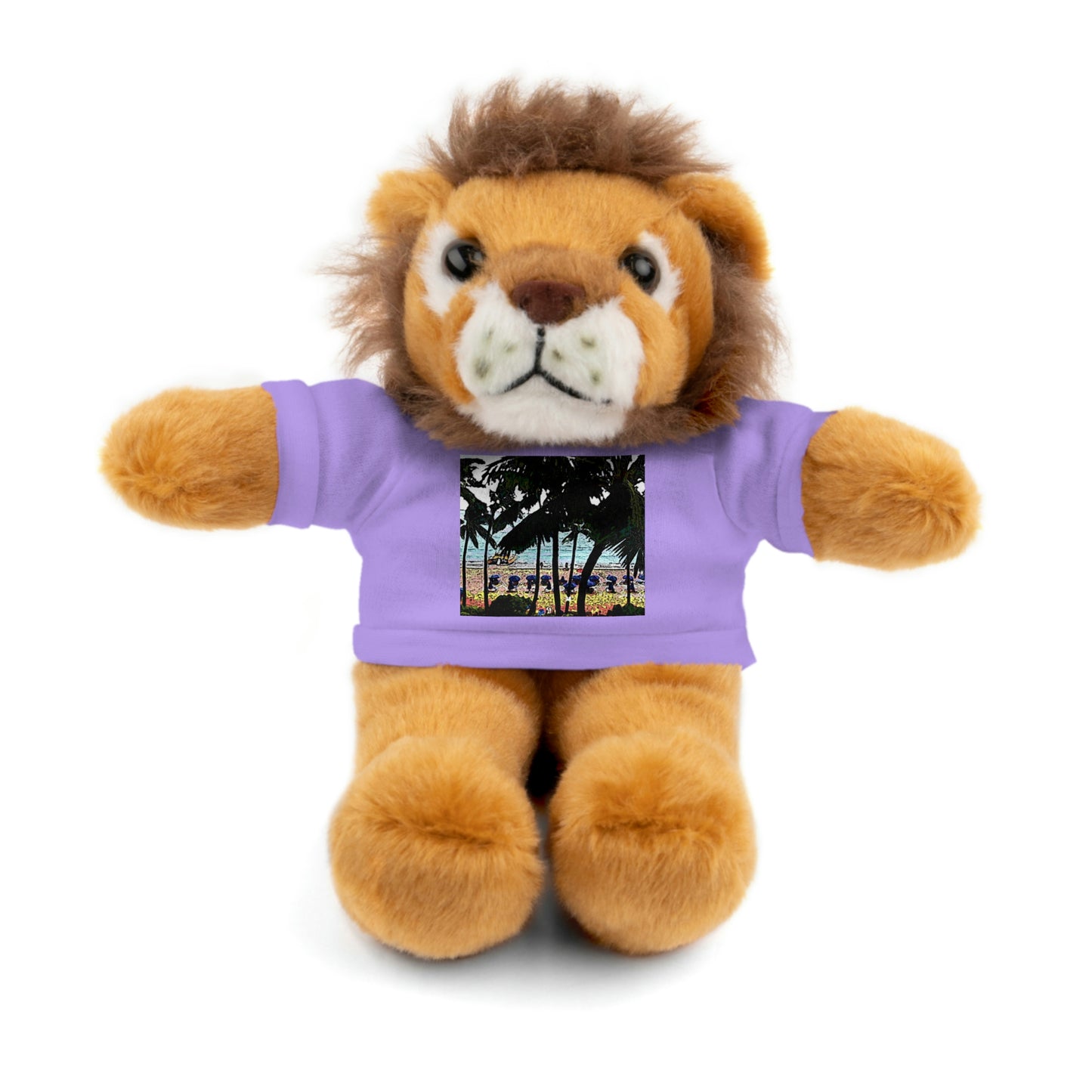 Stuffed Animals with Tee ... "A Beautiful Beach Amongst The Palms" ... The Outrigger Waikiki, Honolulu, Oahu ... Original Works ...