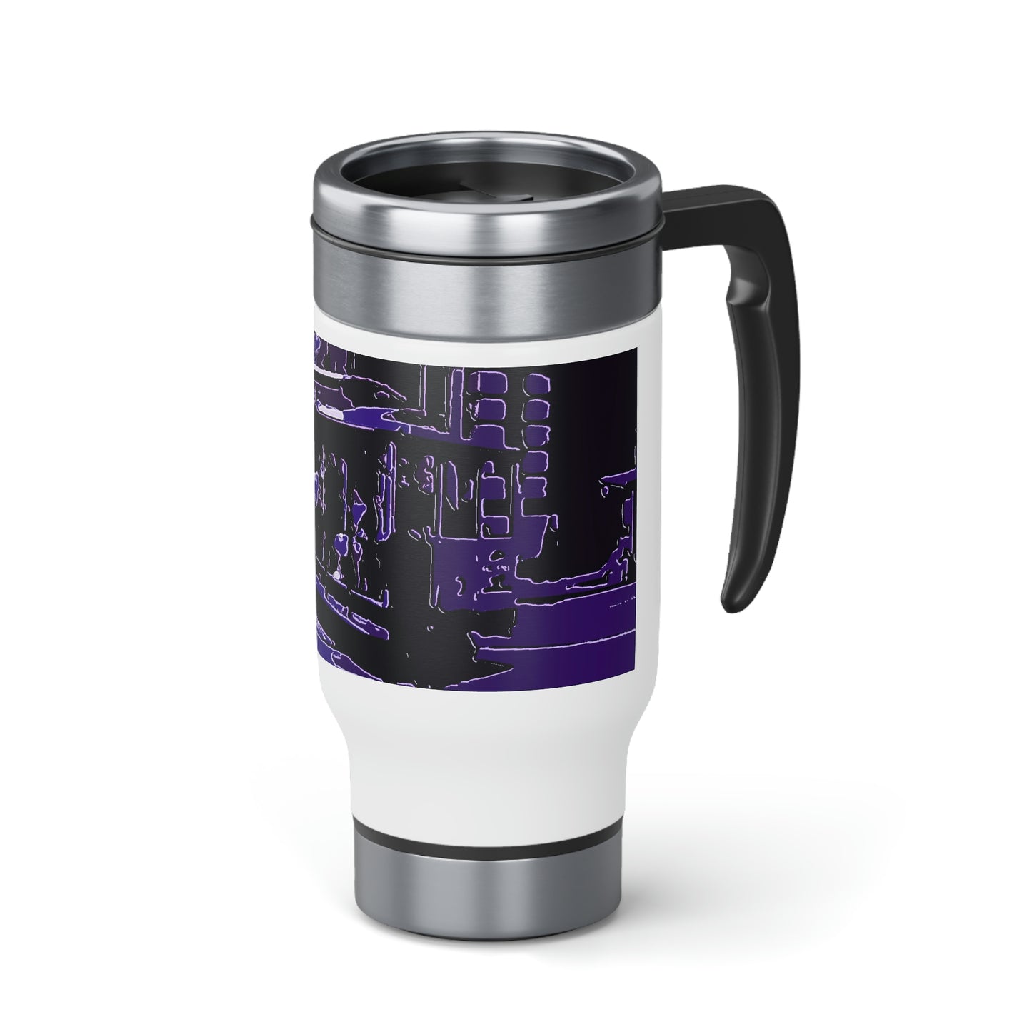 Stainless Steel Travel Mug with Handle, 14oz ... San Francisco ... 'Rice-A-Roni-A-San Francisco Treat' ... "A Cable Car Classic" ... Family Archives: 1973 ... Original Works ...