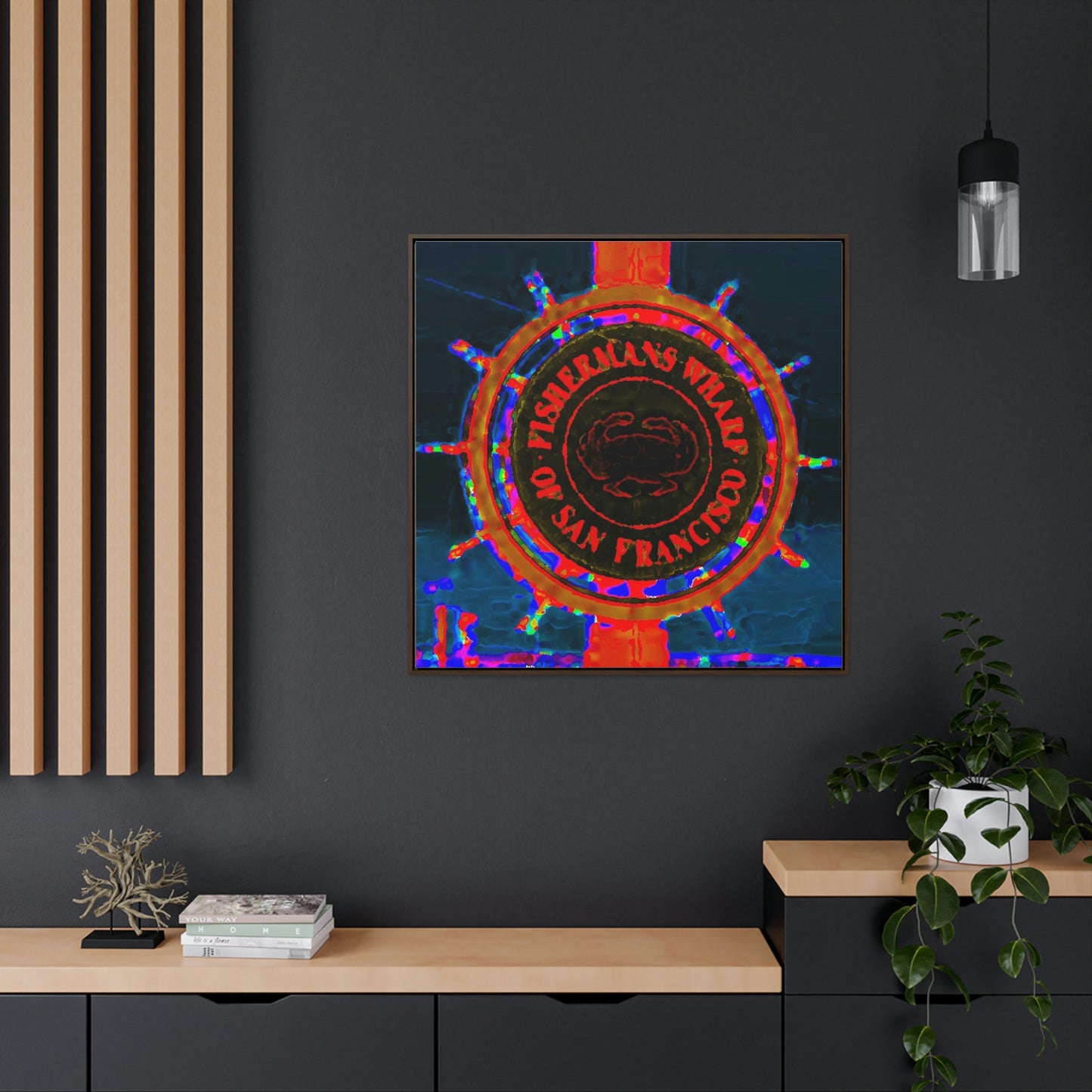 Gallery Canvas Wraps, Square Frame ... "No.9 Fishermen's Grotto - Fishermen's Wharf, SF, California" ... Family Archives: 1970's ... Original Works ...