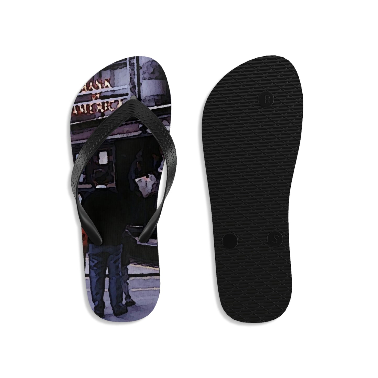 Unisex Flip-Flops ... San Francisco ... 'Rice-A-Roni-A-San Francisco Treat' ... "A Cable Car Classic" ... Family Archives: 1973 ... Original Works ...