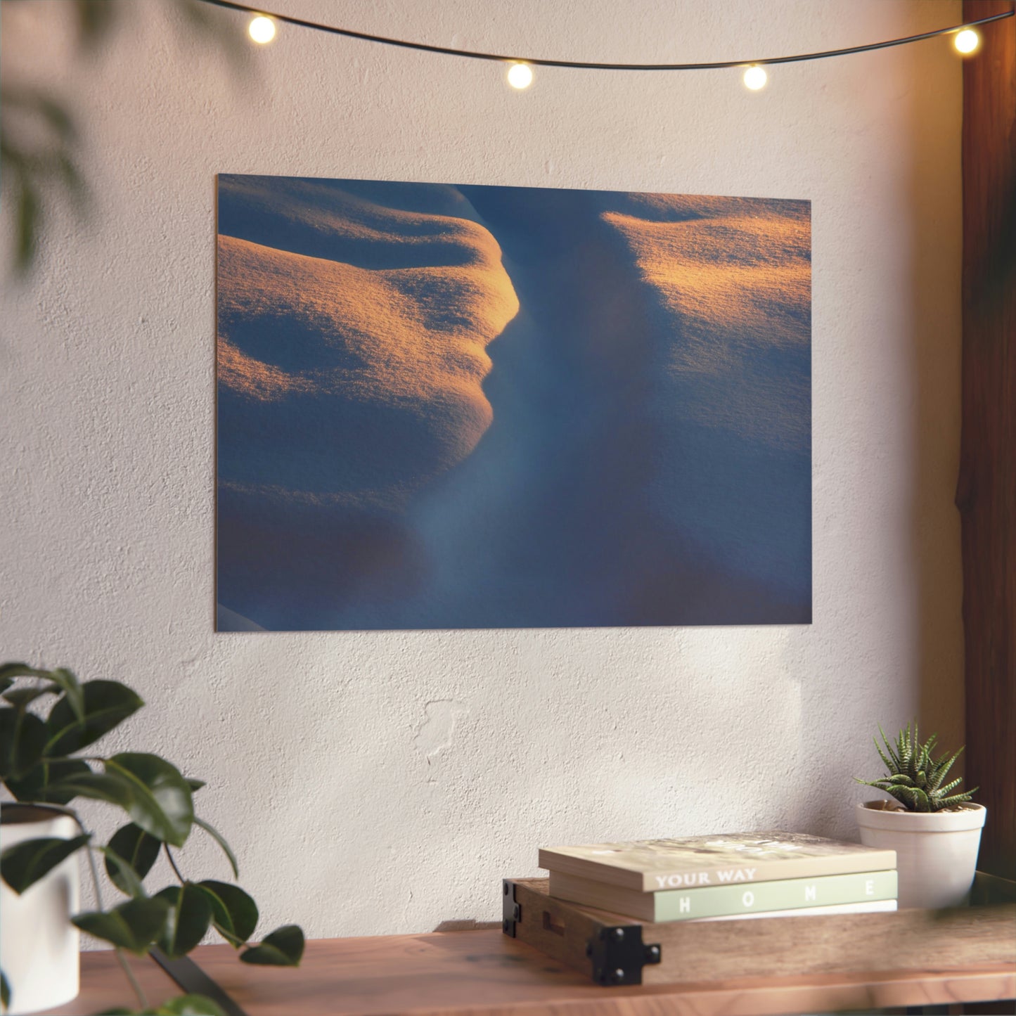 Aluminum Composite Panels ... "Foot-Trail & Snowscape" ... A Brutal Winter ... '29Jan23' ... Central Idaho ... Base Photo For Art Products Line ...
