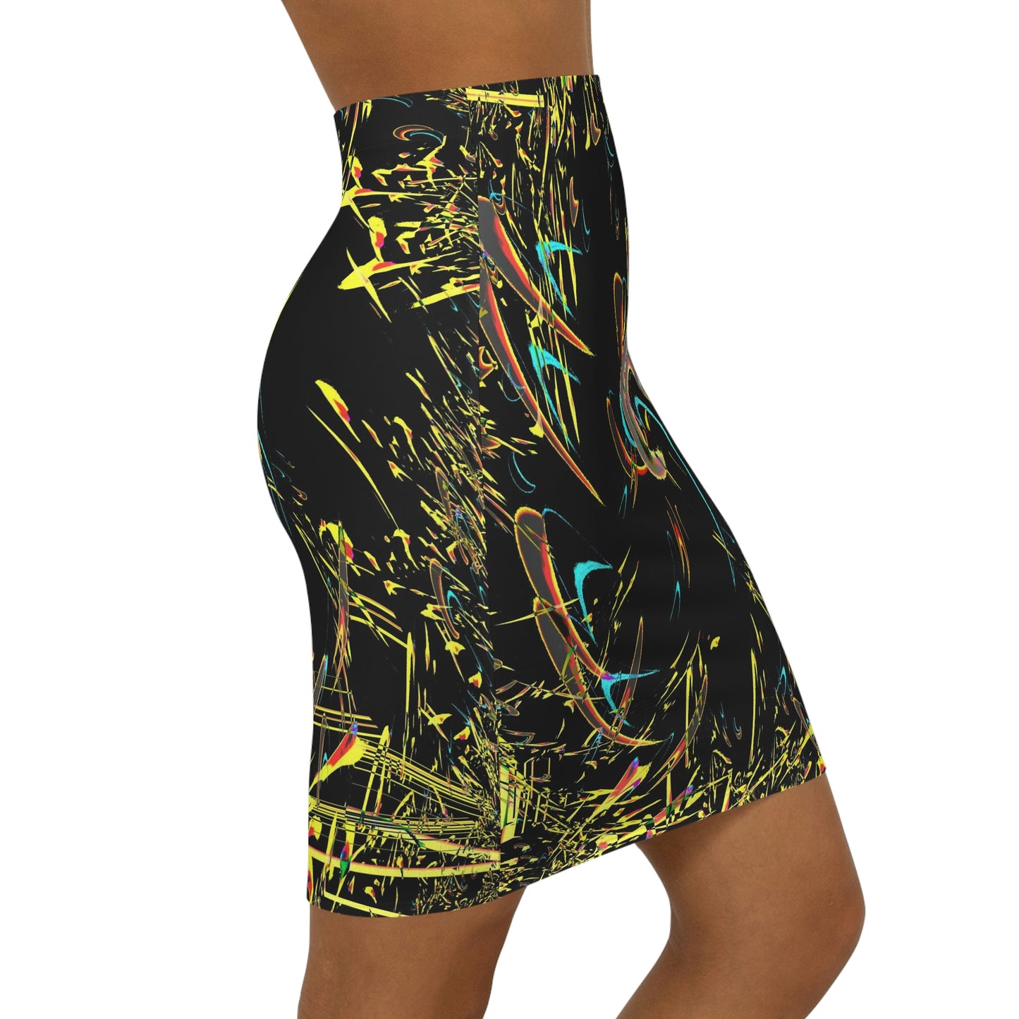 Women's Mini Skirt ... "Waning Moon" ... Central Idaho ... October 2022 ... Rendering Time: 22 Hours ... Original Works ...