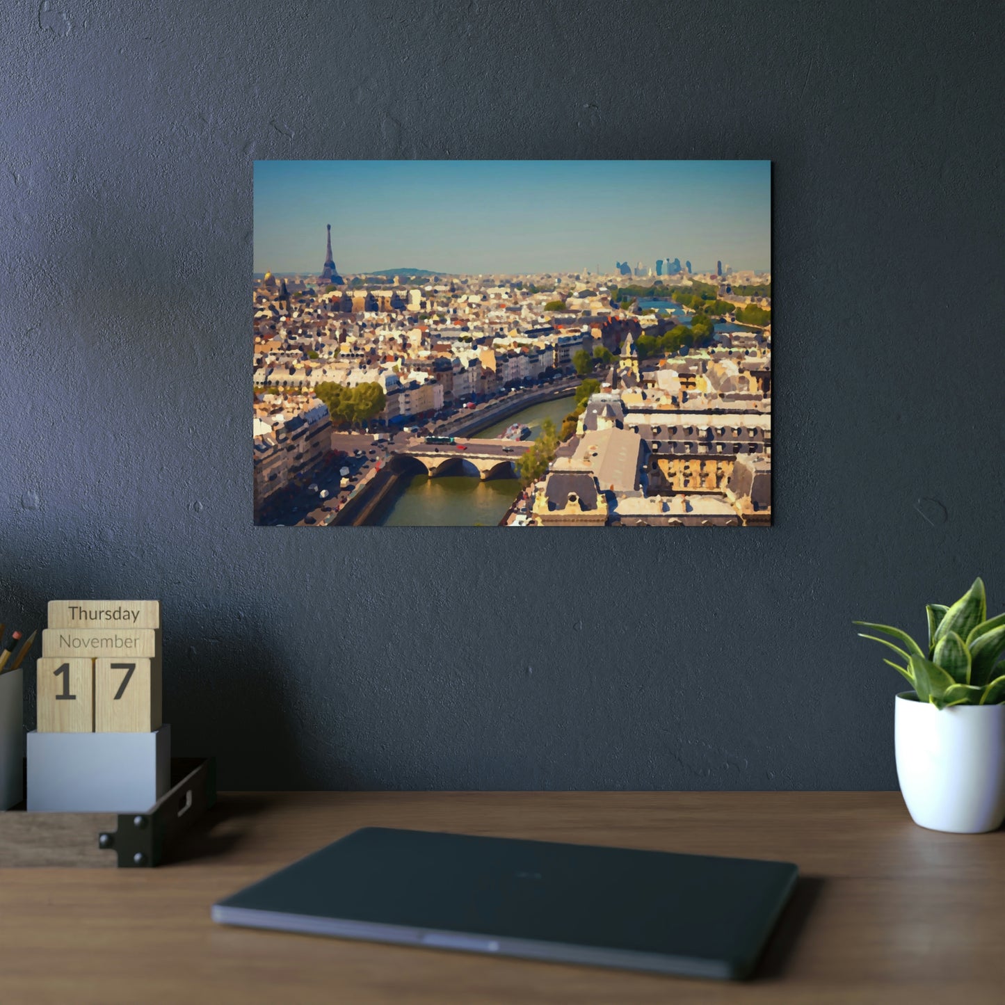 Aluminum Composite Panels ... "Allons Y A La Paris!"... A View Of 'The River Seine & Le Tour Eiffel' ... Family Archives ... Original Works ...