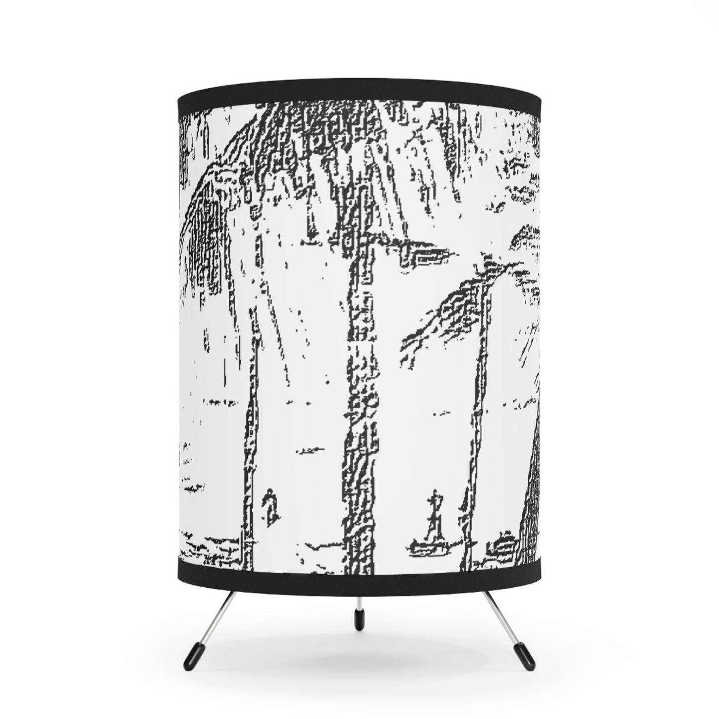 Tripod Lamp with High-Res Printed Shade, US\CA plug ... "The Royal Hawai'ian: Waikiki Beach_Beach" ... Honolulu, HI ... Ocotber 2014 (Halloween) ... Original Works ...