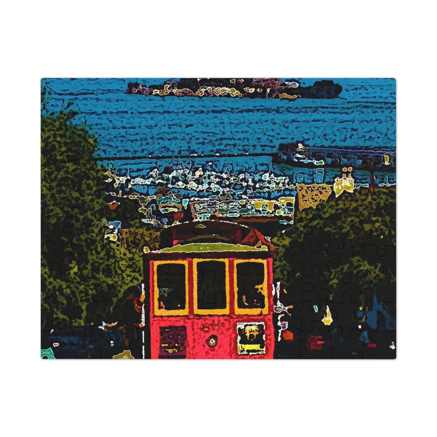 Jigsaw Puzzle (30, 110, 252, 500,1000-Piece) ... San Francisco ... 'A Rice-A-Roni-A-San Francisco Treat' ... "A Cable Car Classic" ... Family Archives: 1973 ... Original Works ...
