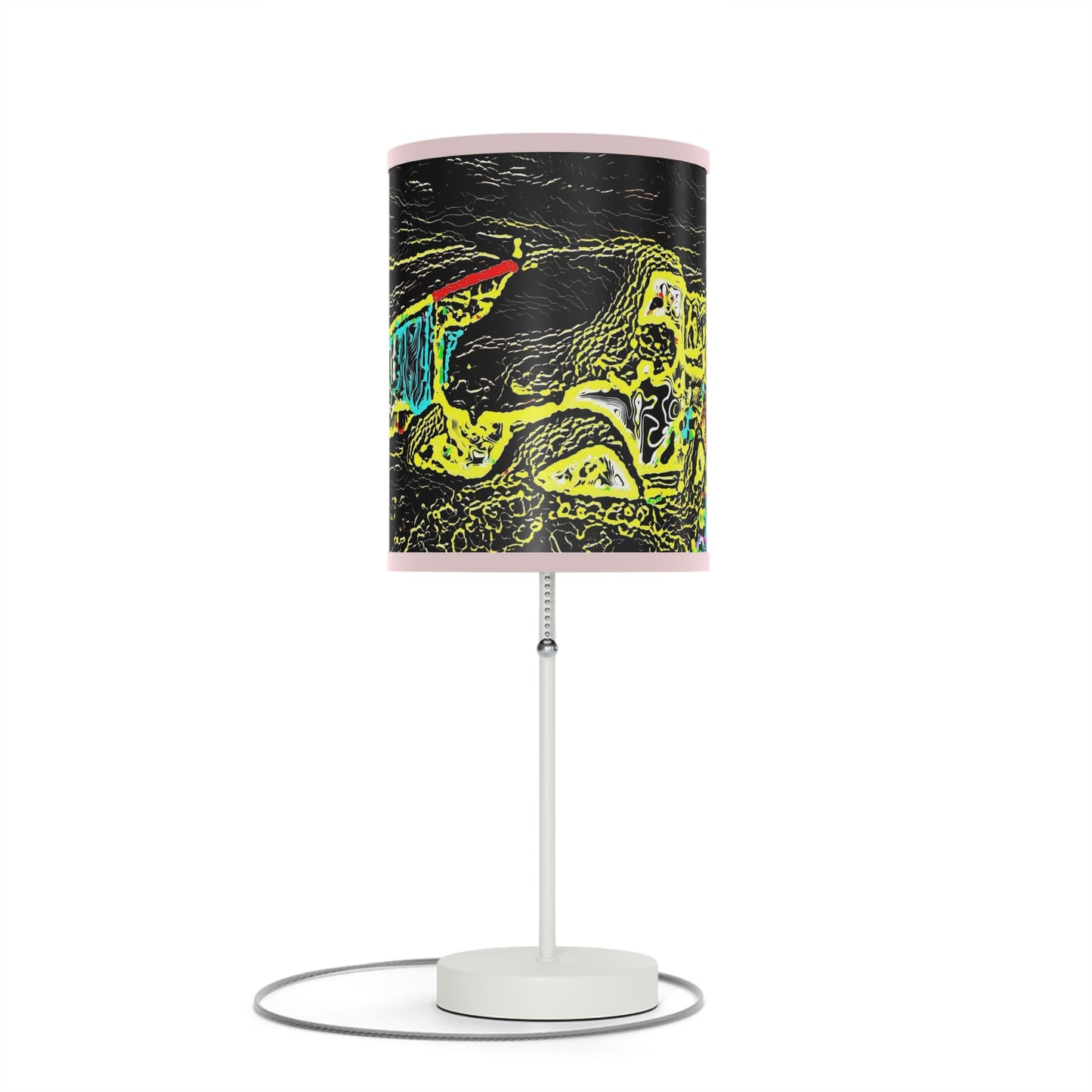 Lamp on a Stand, US|CA plug ... "Snow Vehicle In Snow Storm At-Rest" ... Circa 12Mar23 ... Central Idaho ... 18-Hours Rendering Time: Original Works ...