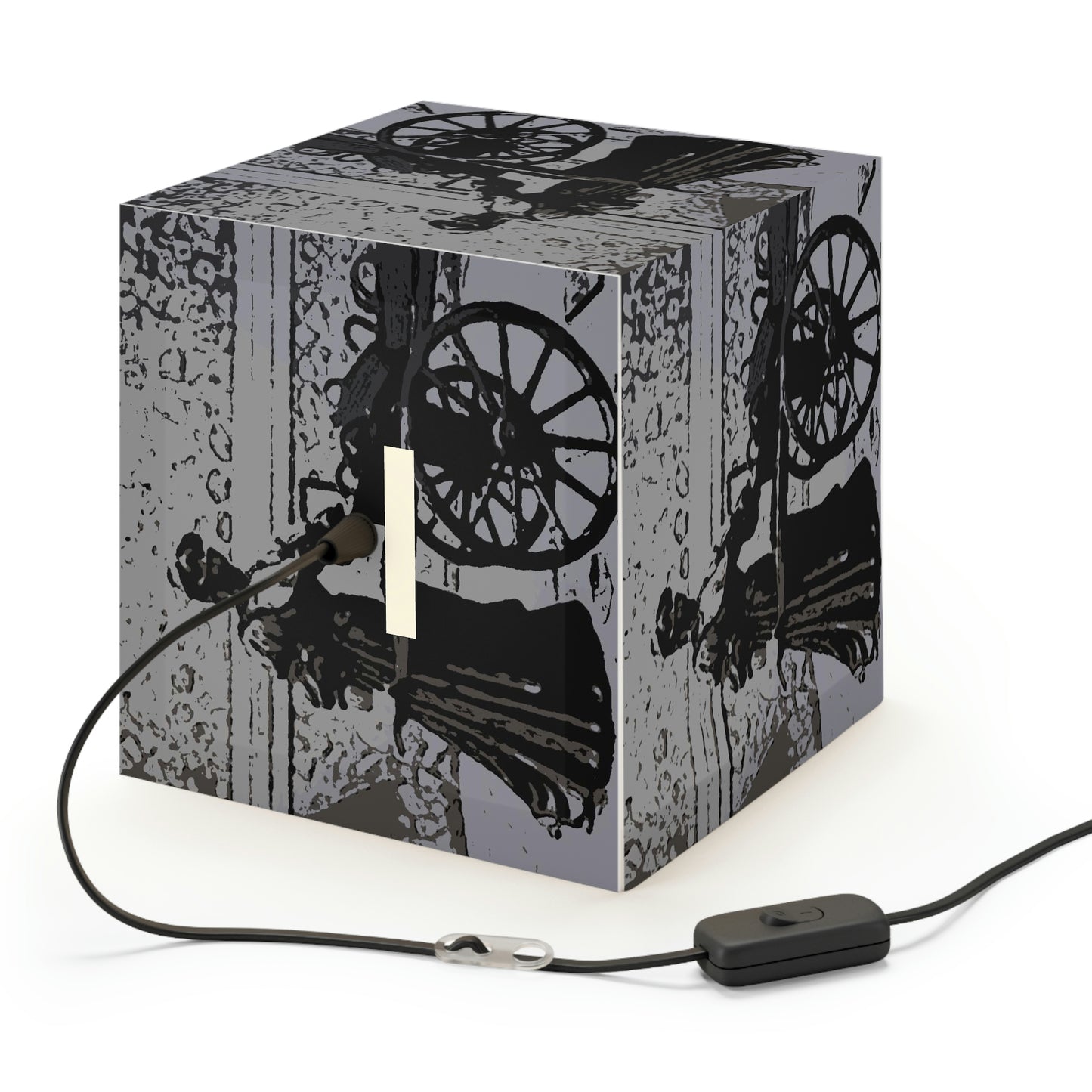 Light Cube Lamp ... Dublin's "Molly Malone Along Grafton Street" ... Cryin' Cockels & Muscles Alive-Alive-Oh ... Circa 2003 ... Original Works ...