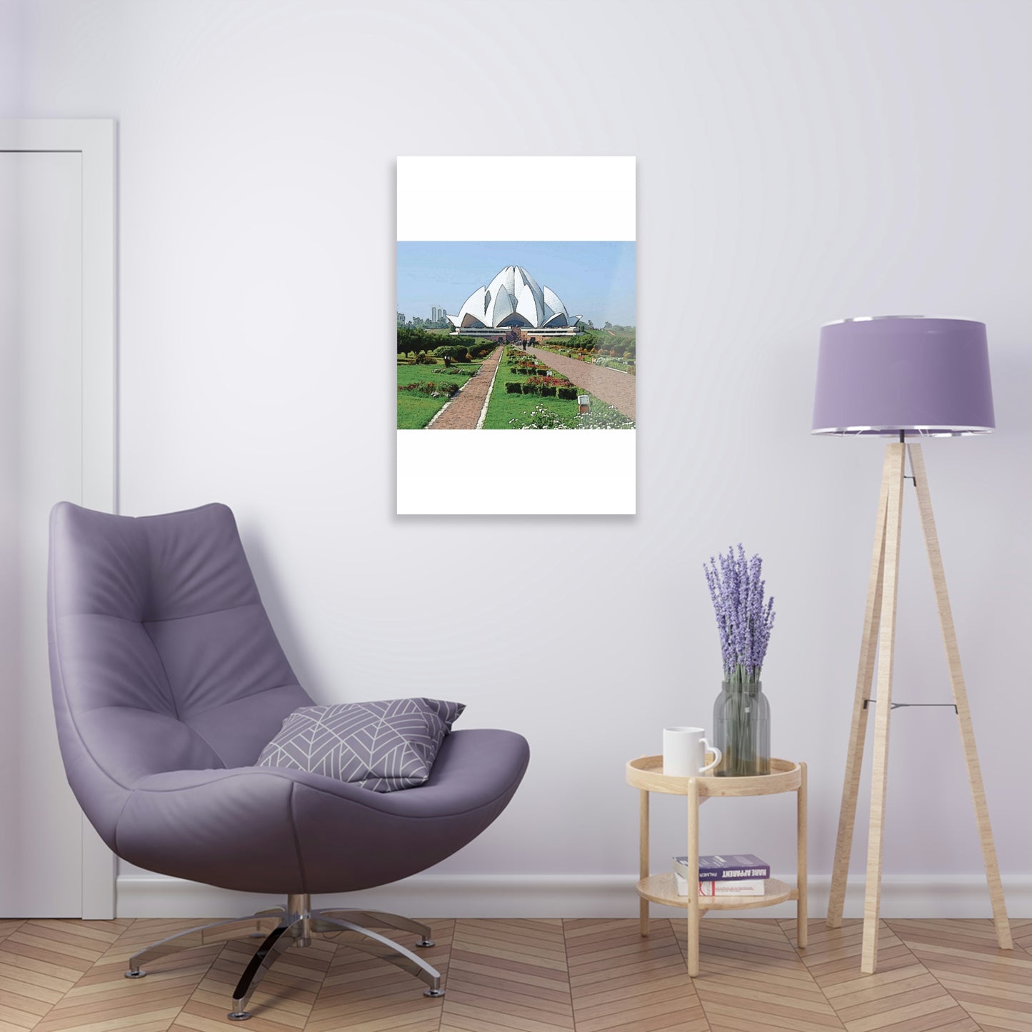 Acrylic Prints ... 'Bahai'i House-Of-Worship' ... "Lotus Temple: Delhi, India, 2008" ... Original Works ...