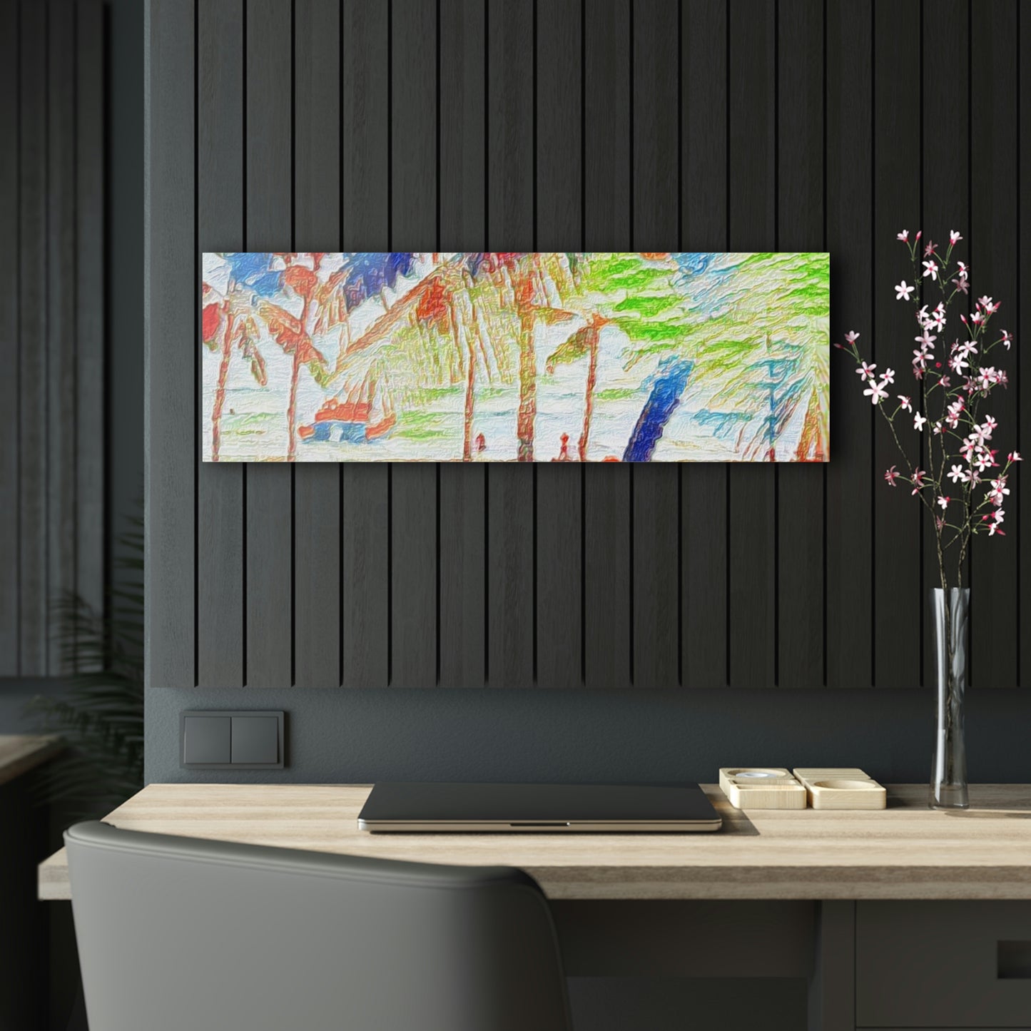 Acrylic Prints ... "The Royal Hawai'ian: Waikiki Beach_Beach" ... Honolulu, HI ... Ocotber 2014 (Halloween) ... Original Works ...