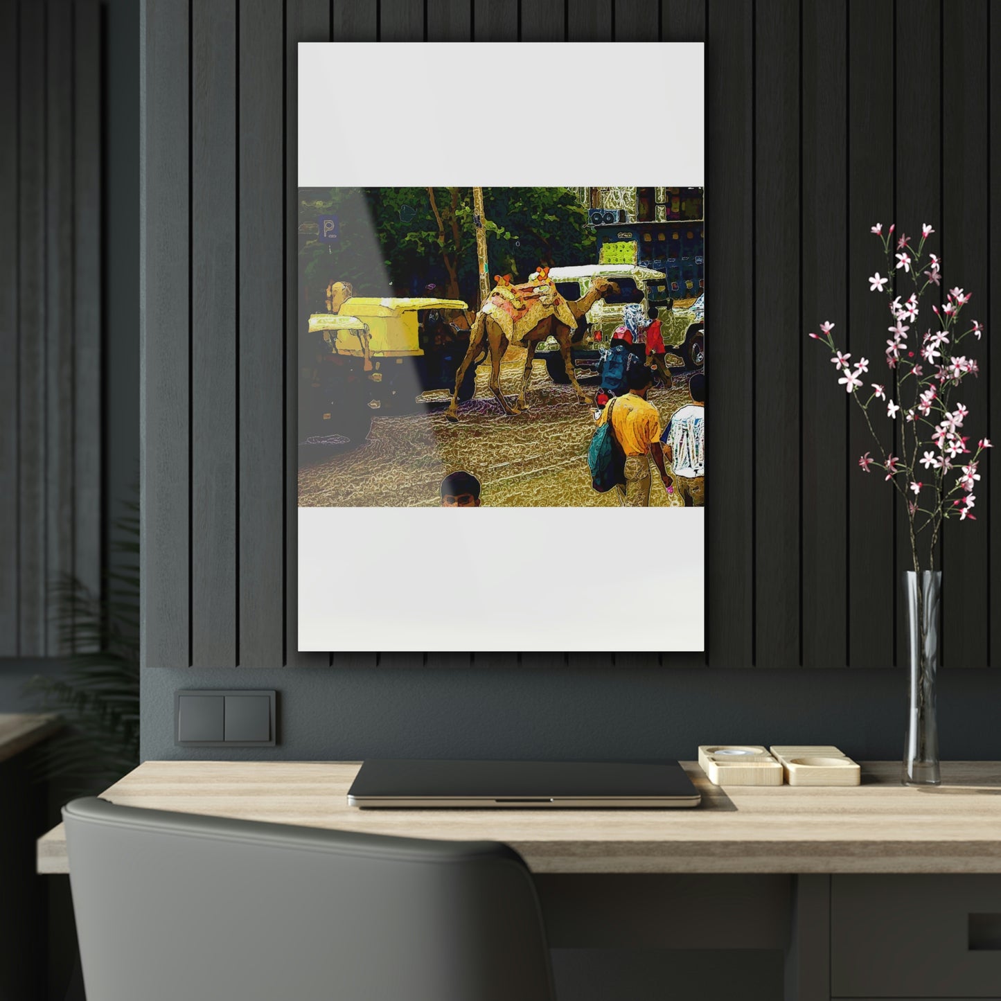 Acrylic Prints ... "Truckin'-Up-To-Buffalo ... 'Oops - Wrong Country' ... Truckin'-Up-To-New Delll -'E' ... " ... (Delhi, India) ... 5July2007. Original Works ...