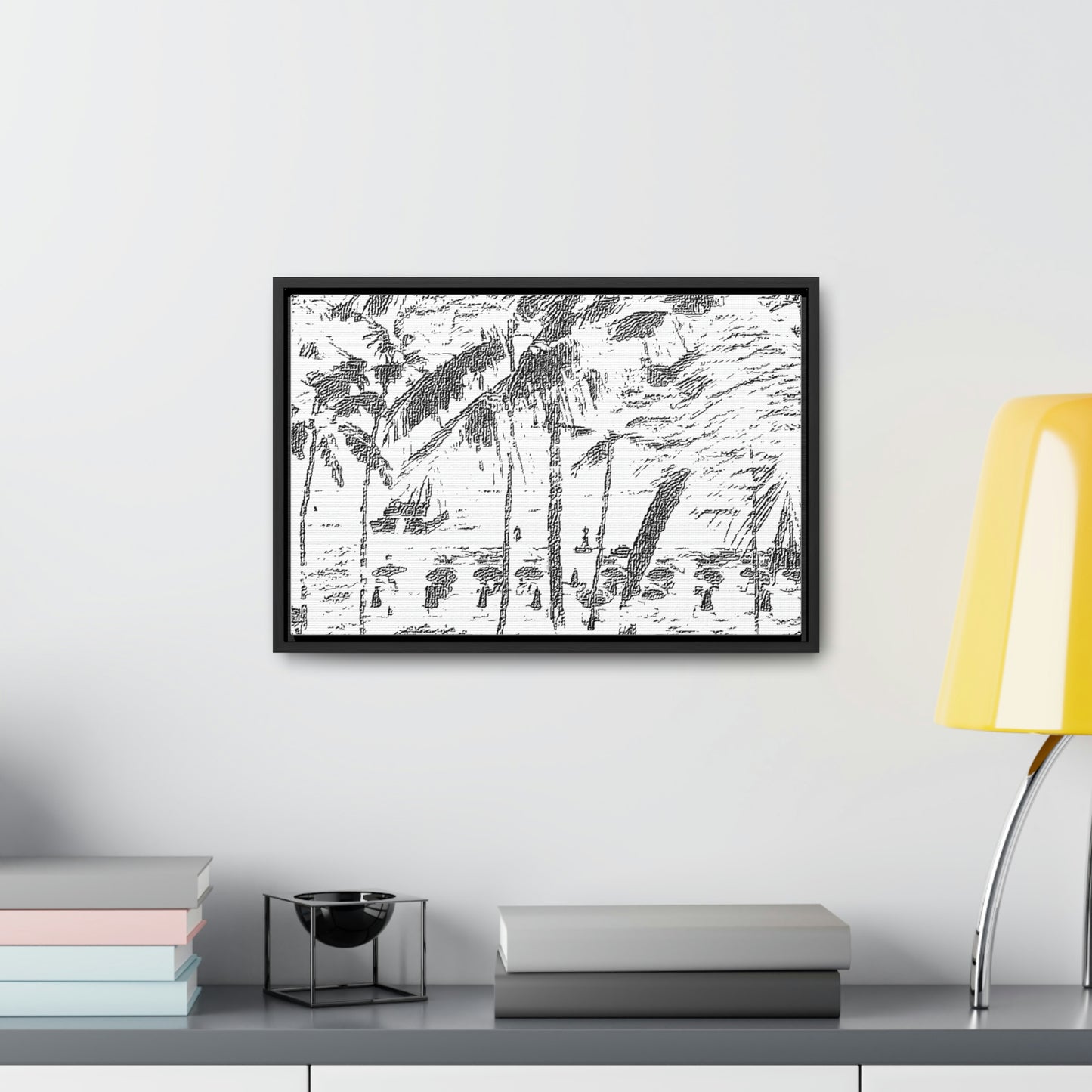 Gallery Canvas Wraps, Horizontal Frame ... "The Royal Hawai'ian: Waikiki Beach_Beach" ... Honolulu, HI ... Ocotber 2014 (Halloween) ... Original Works ...