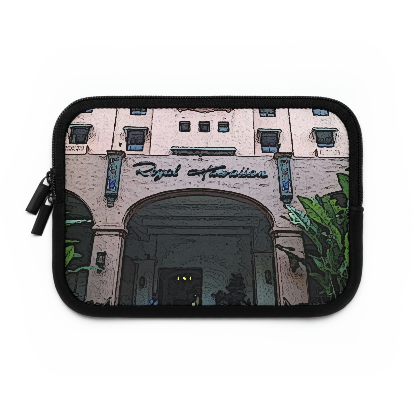 Laptop Sleeve ... "La Grande Entree" At: 'The Pink Palace' ... The Royal Hawai'ian ... Honolulu, HI ... '27Oct2014' ... Original Works ...