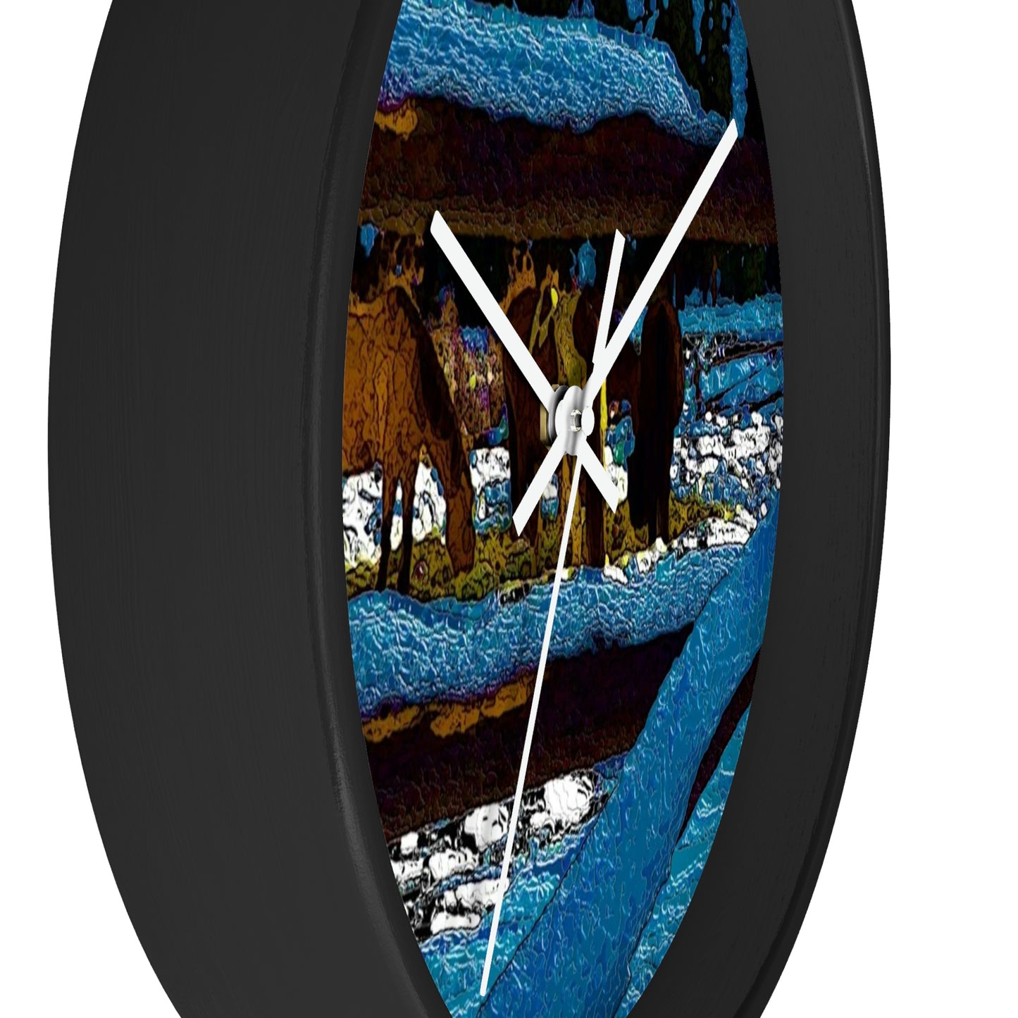 Wall clock ... A Horse ... A Saddle ...  Foraging Through The Snow ...  An_Asses 'Cry' ... Central Idaho, November 2022 ...  Original Works ...