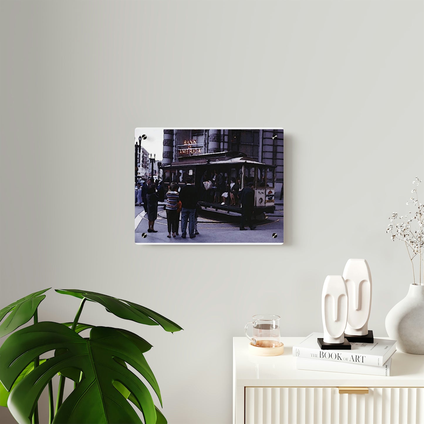 Acrylic Wall Art Panels ... San Francisco ... 'Rice-A-Roni-A-San Francisco Treat' ... "A Cable Car Classic" ... Family Archives: 1973 ... Original Works ...