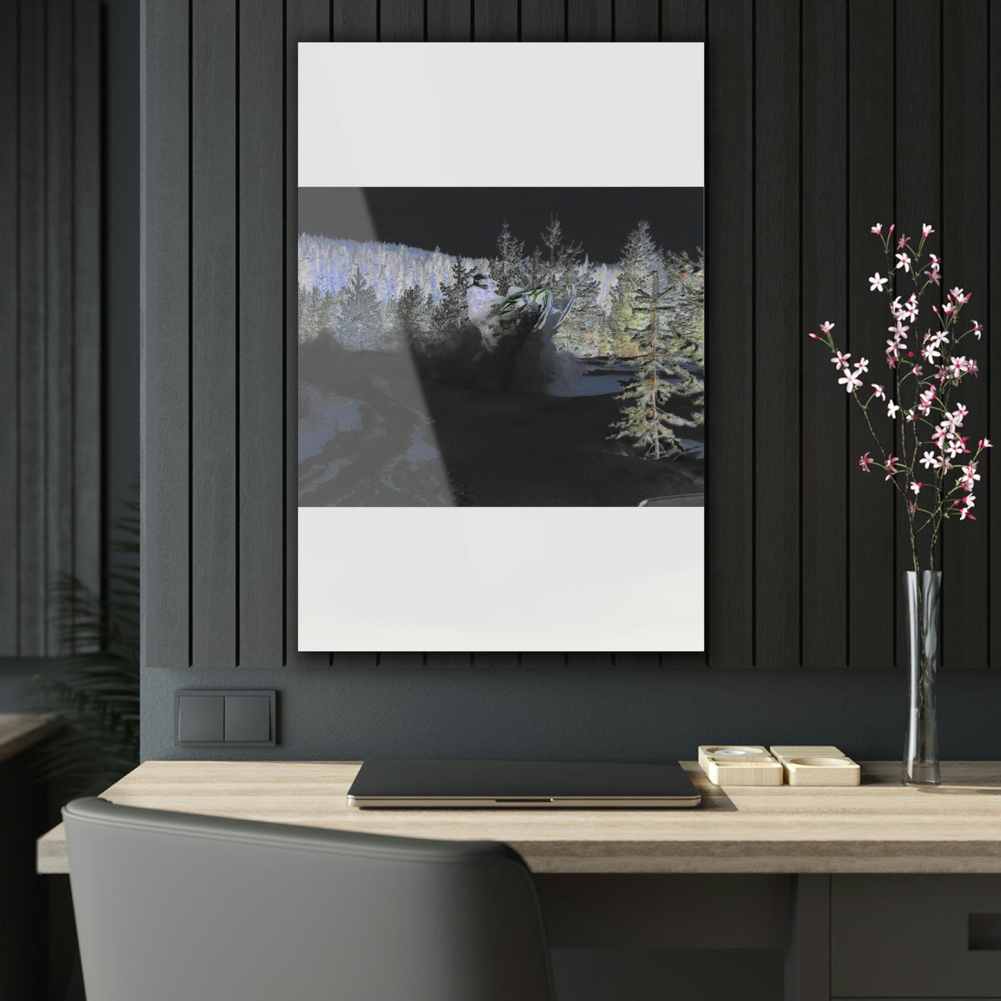 Acrylic Prints ... "No Time 'Like-Air-Time' ..." ... A True Master At His Craft ... December 2022, Rhett Creek, Idaho ... Original Works ...