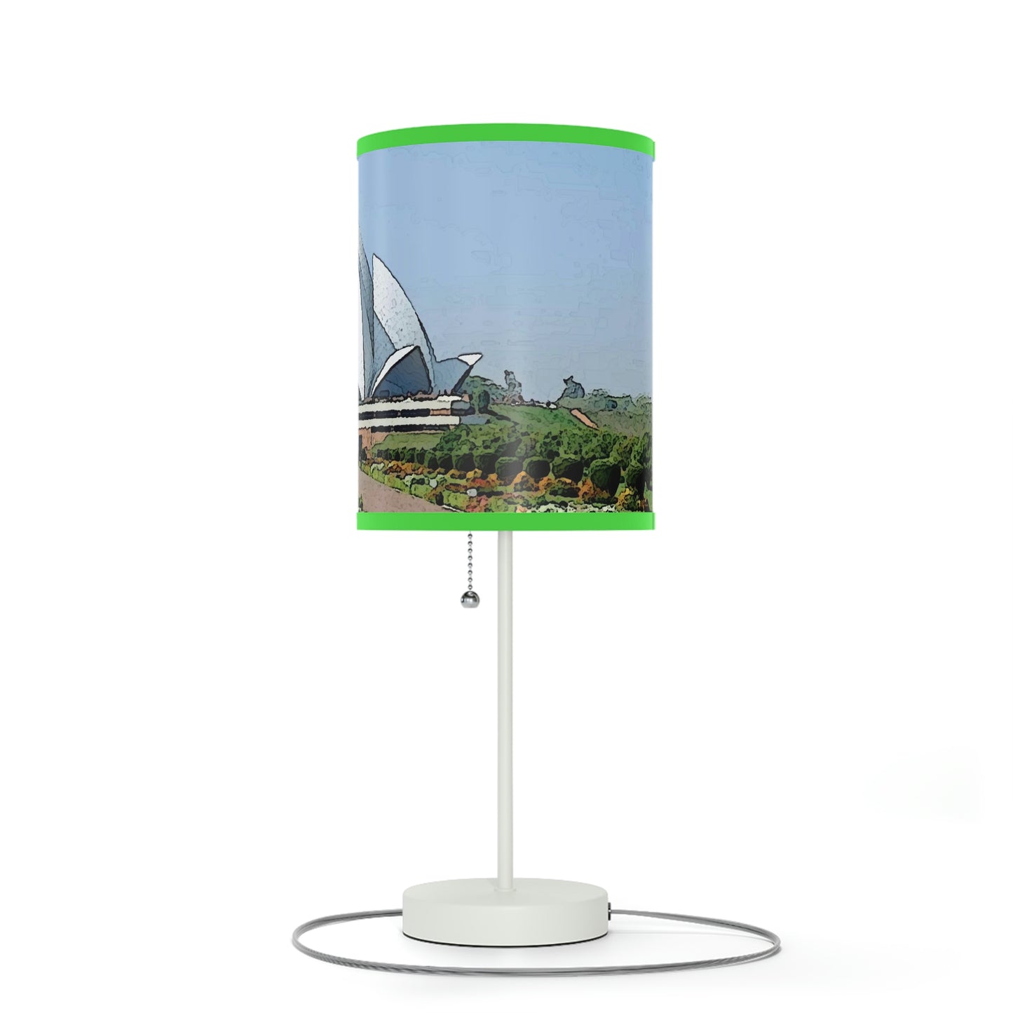Lamp on a Stand, US|CA plug ... 'Bahai'i House-Of-Worship' ... "Lotus Temple: Delhi, India, 2008" ... Original Works ...