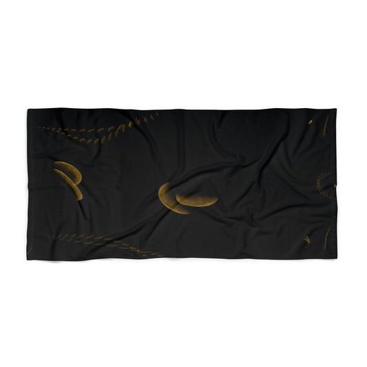 Beach Towel ... Regardez-La-Lune ... "One Shot: Moon Only: Processed 16 Hours ..." ...