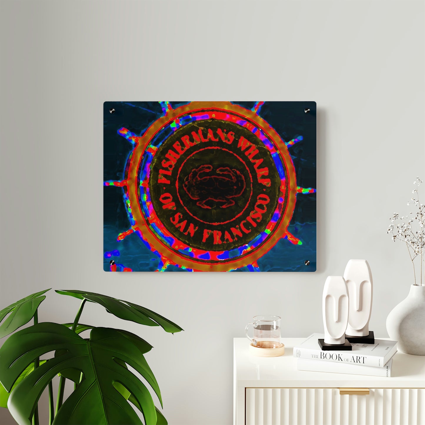 Acrylic Wall Art Panels ... "No.9 Fishermen's Grotto - Fishermen's Wharf, SF, California" ... Family Archives: 1970's ... Original Works ...